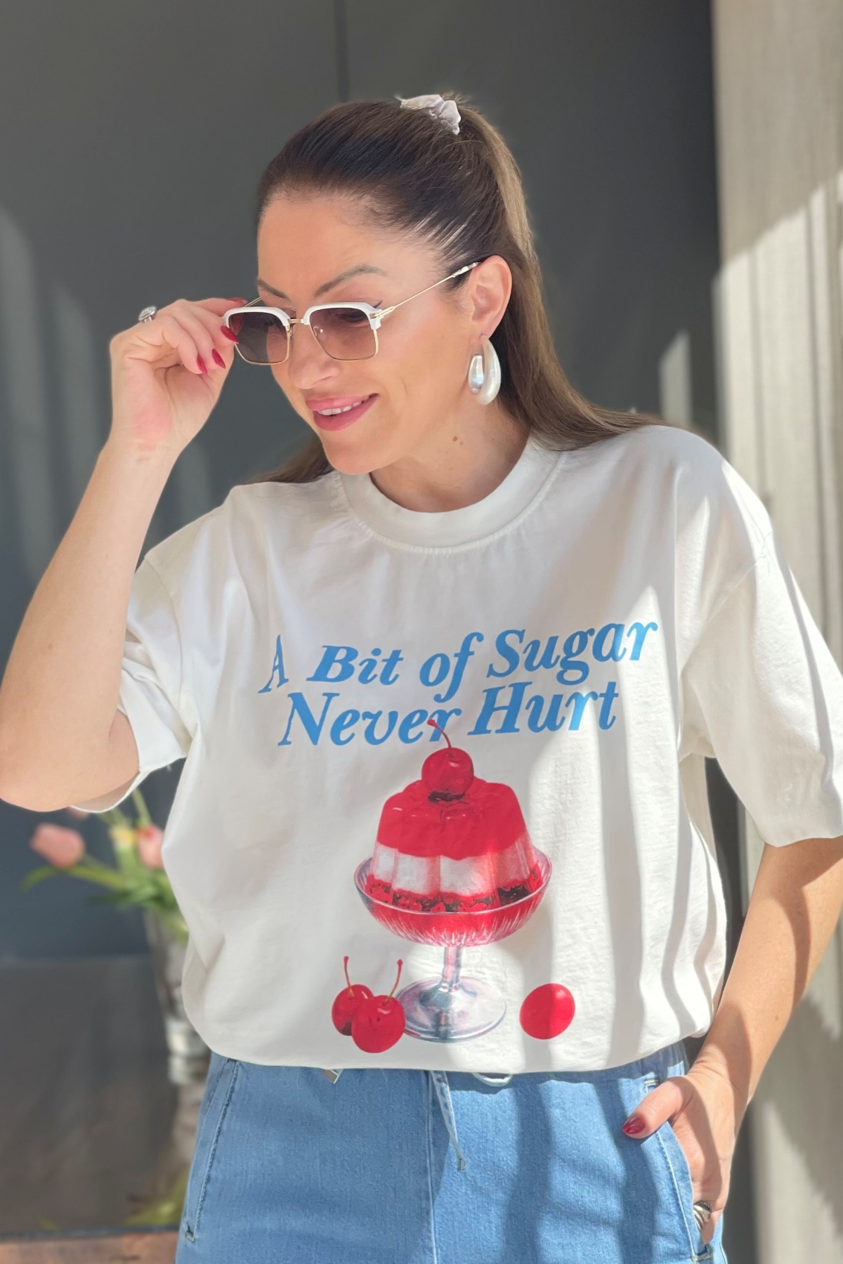 Sugar Baskı T-shırt