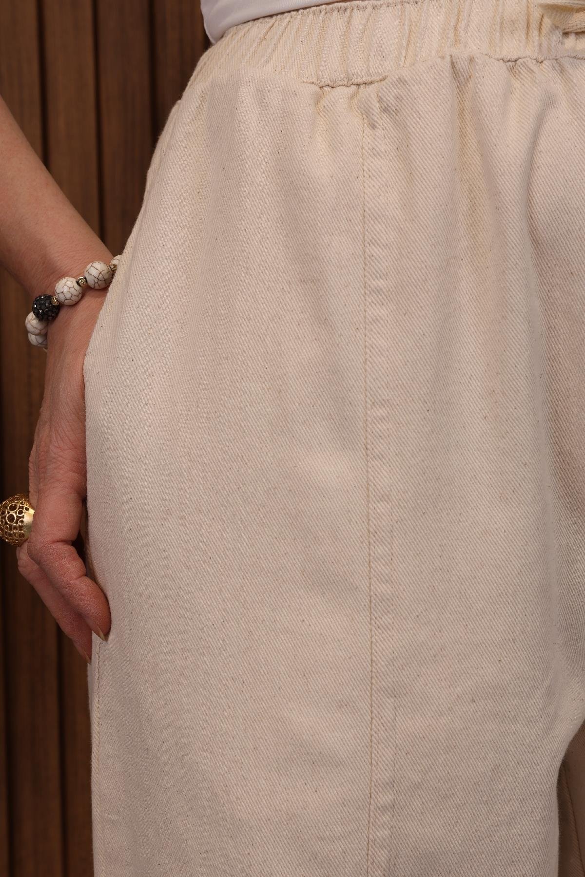 Taş Rengi Gabardin Pantolon