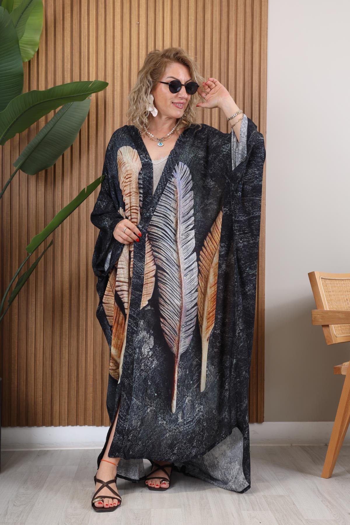 Tüy Desen Kimono