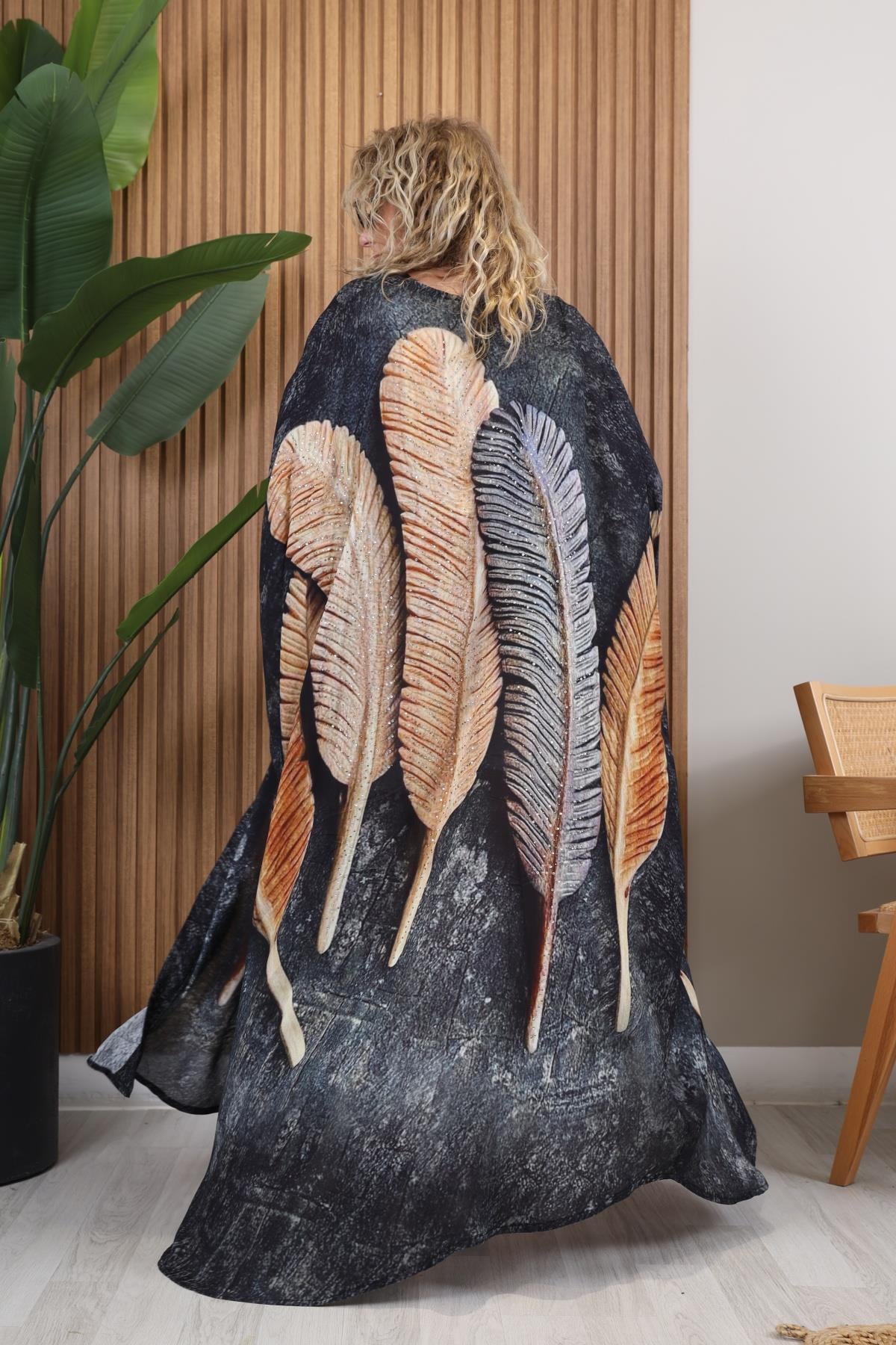 Tüy Desen Kimono