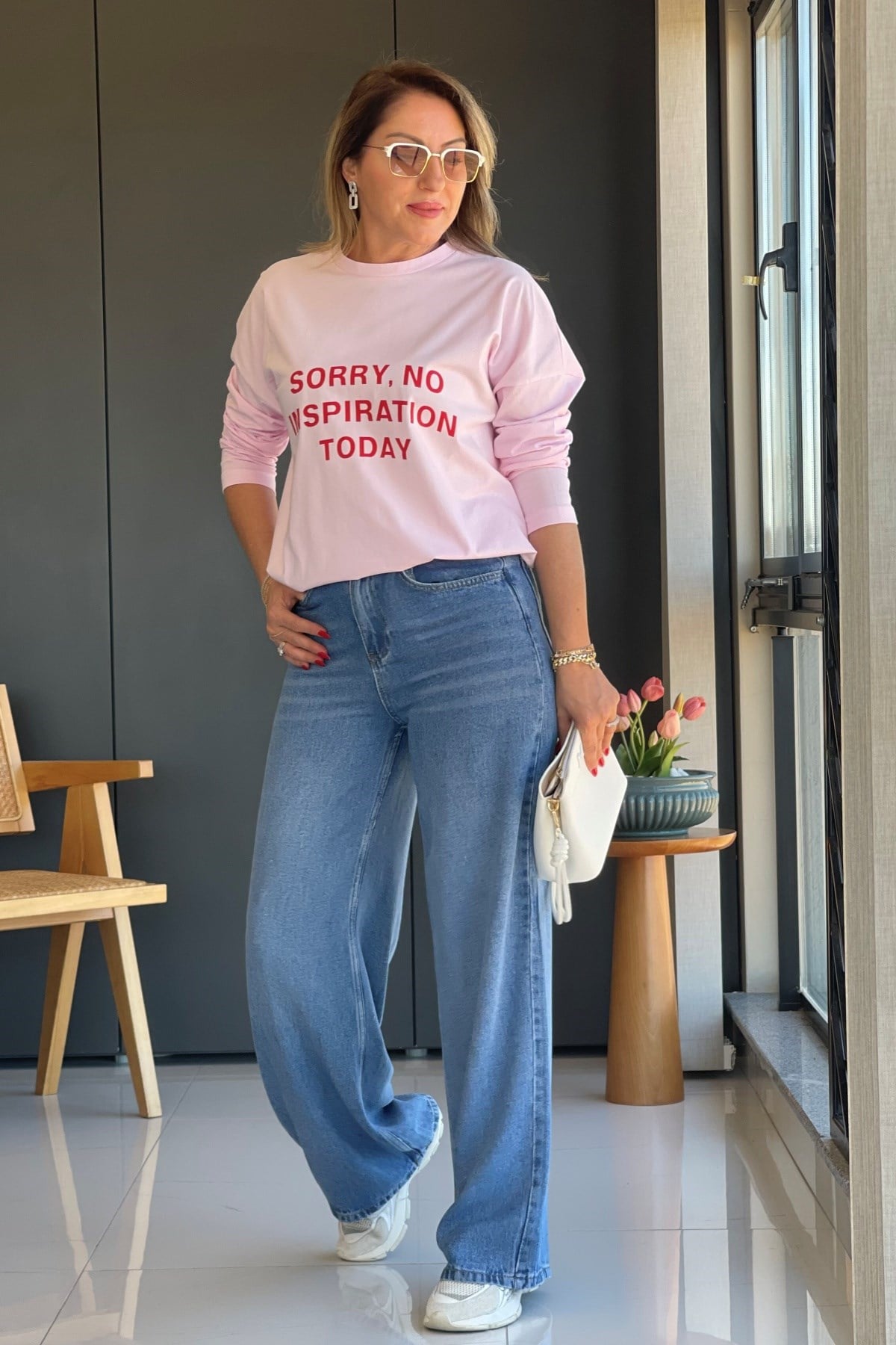 Yazı Detay Pembe Sweat