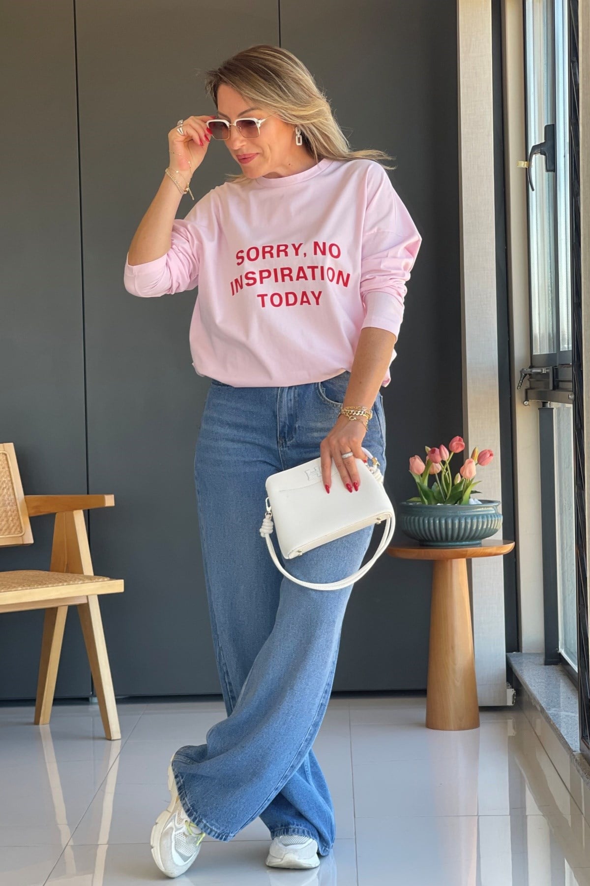 Yazı Detay Pembe Sweat