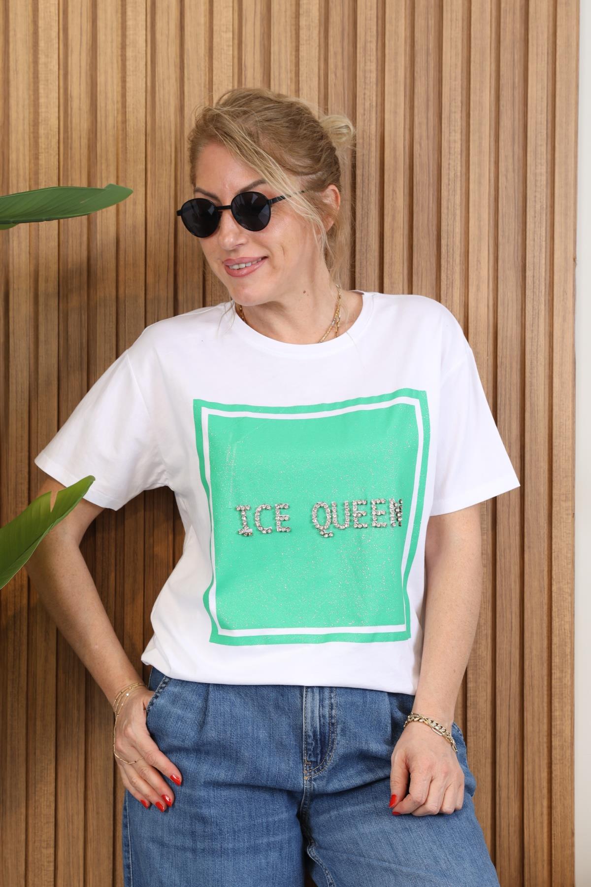 Yazı Detay T-Shirt