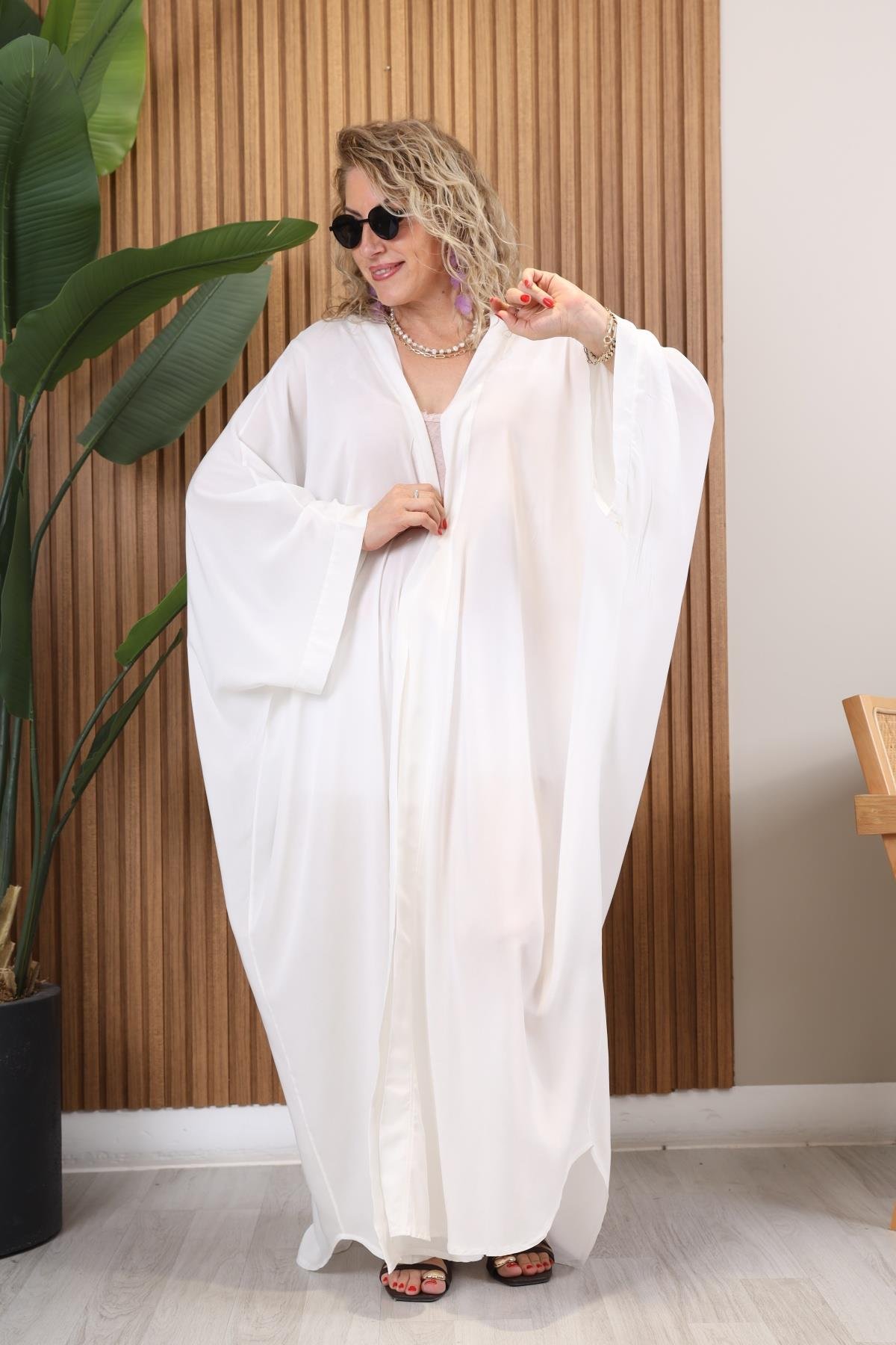 Zebra Desen Kimono