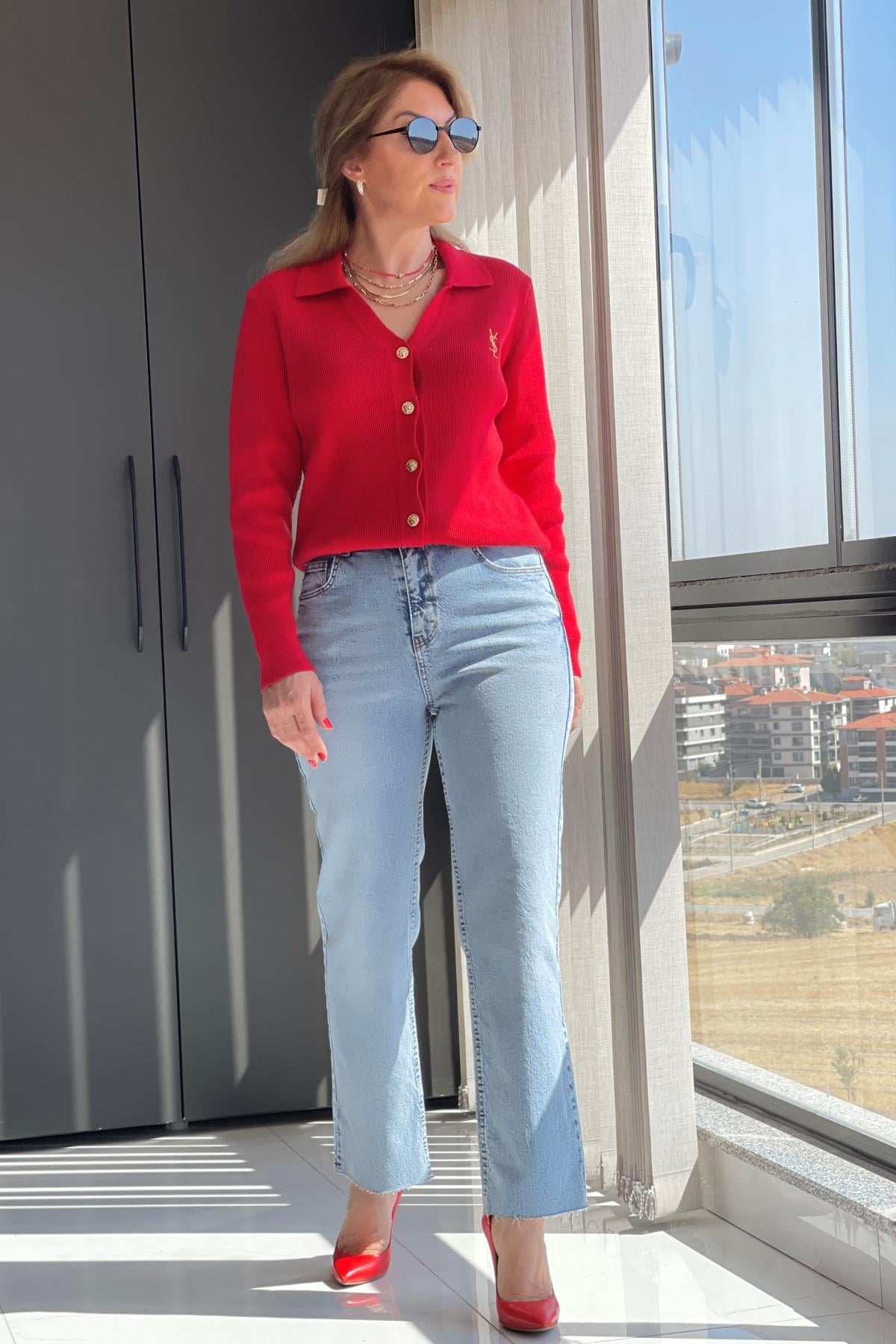 ZR Buz Mavi Boy Fit Jean