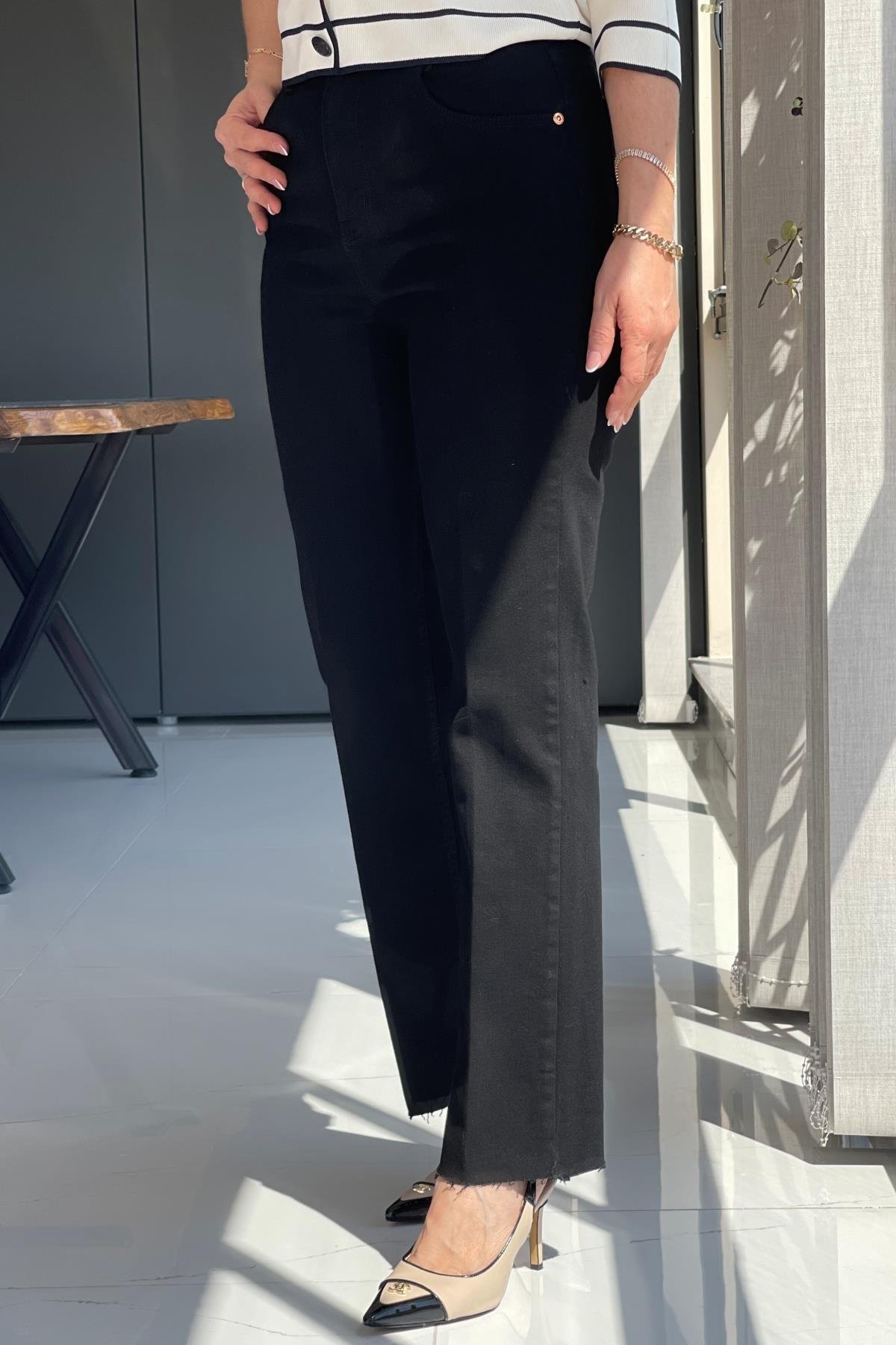 ZR Siyah Boy Fit Jean