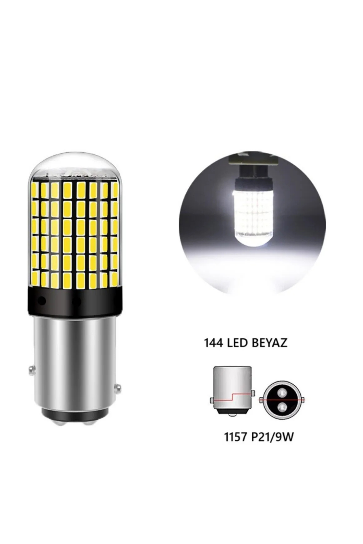 1157 144 LEDLİ BEYAZ