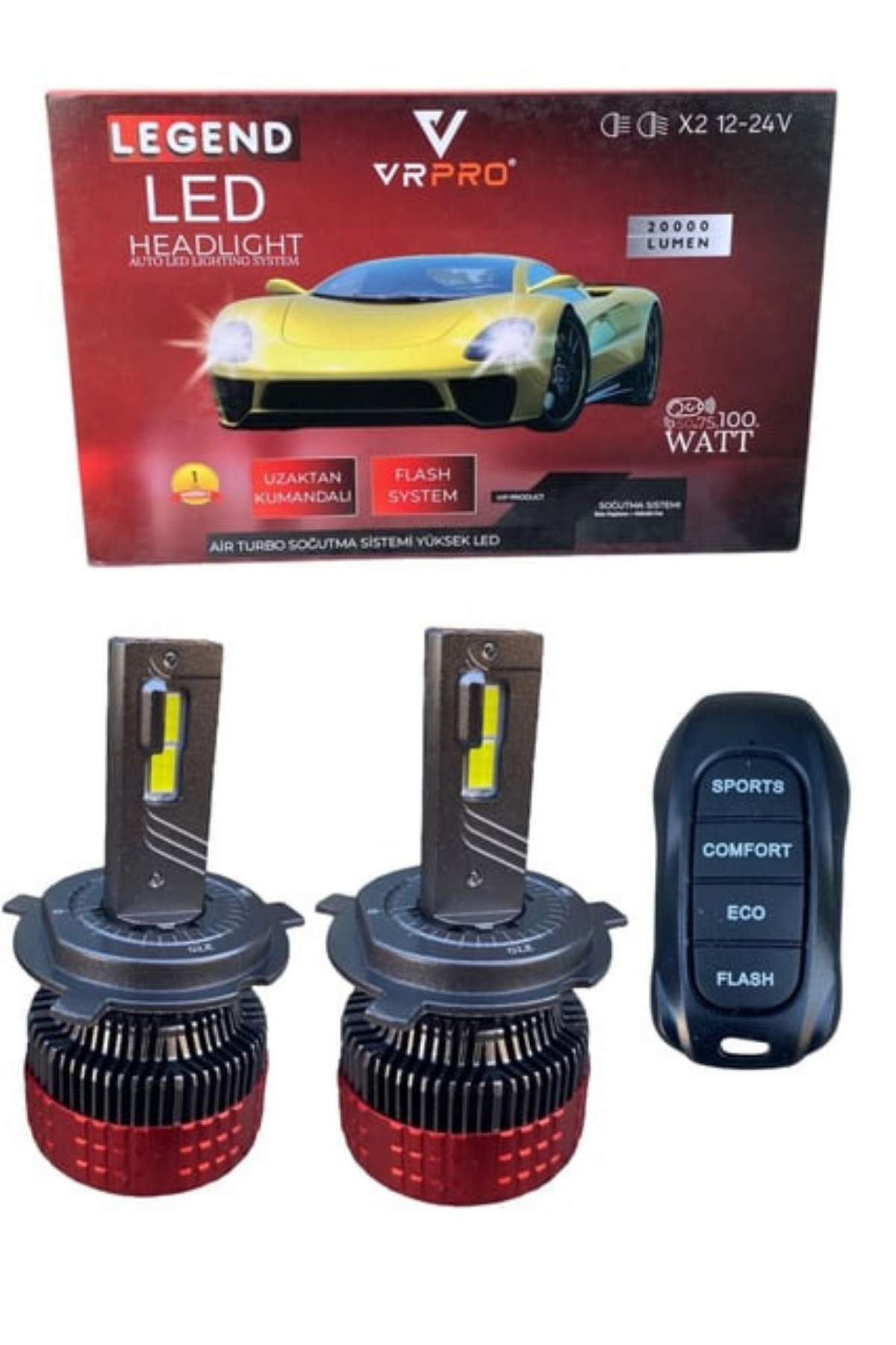 LEGEND LED FAR-KUMANDALI/ÇAKARLI-H1