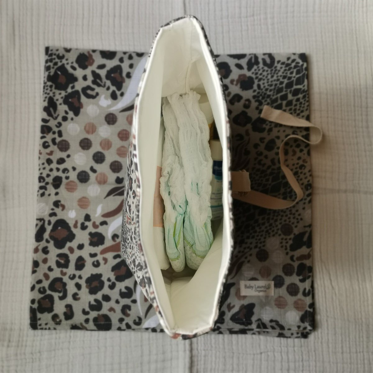 CHIC-Organik Müslin Çok Amaçlı Çanta 60X30