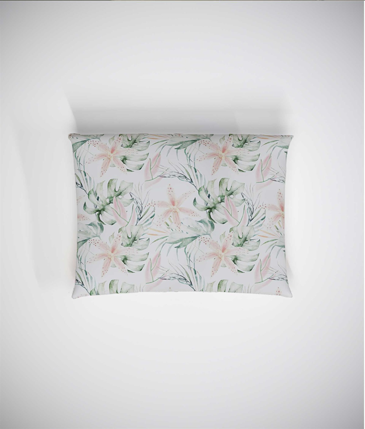 Pink Lilies-Lastikli Çarşaf Takımı 70x130