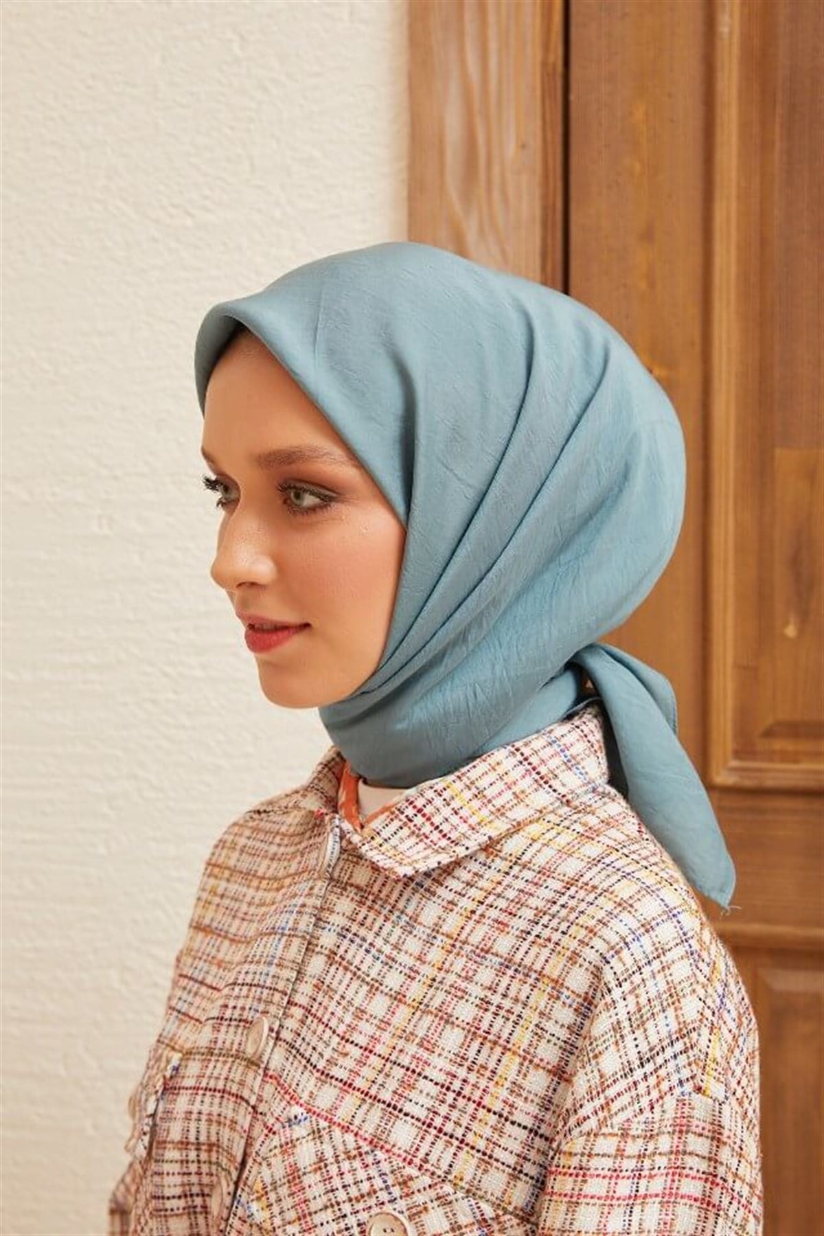 Düz İpek Viskon Eşarp Serisi Soft MintDüzİpek025Şalland