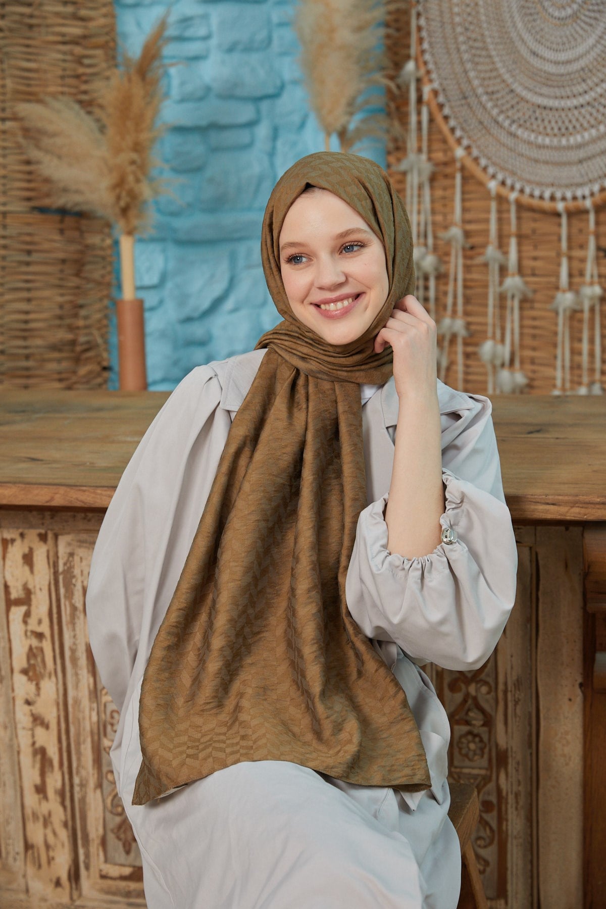 Freya Şal Serisi Yağ YeşiliFreya26Şalland