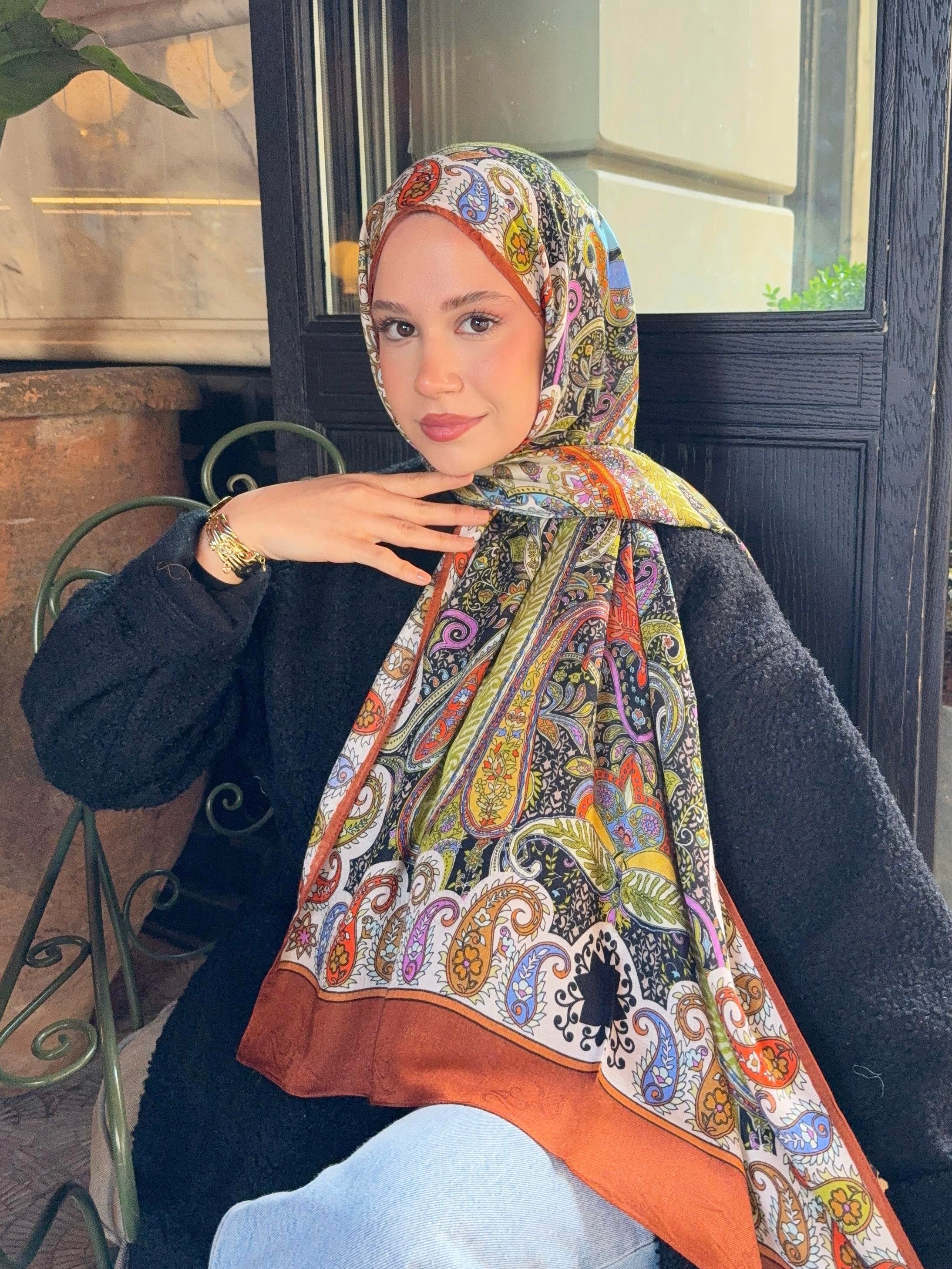 İpek Kaşmir Etnik Desen Şal 1007ŞALLAND