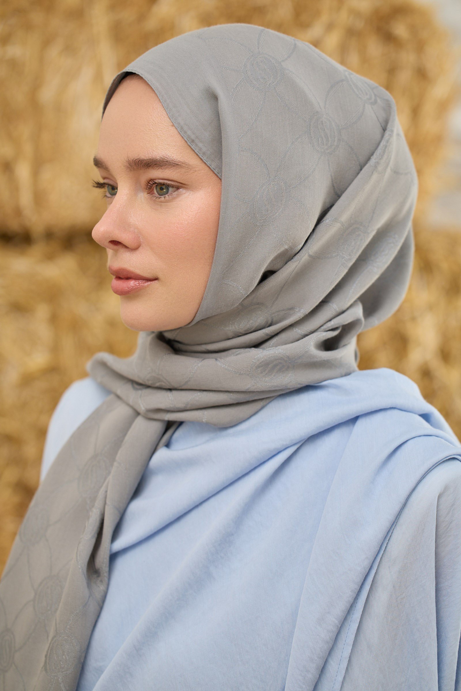 Na'i Pure Dama Desen Şal GriNAIPUREDAMADSNSAL1000Şalland