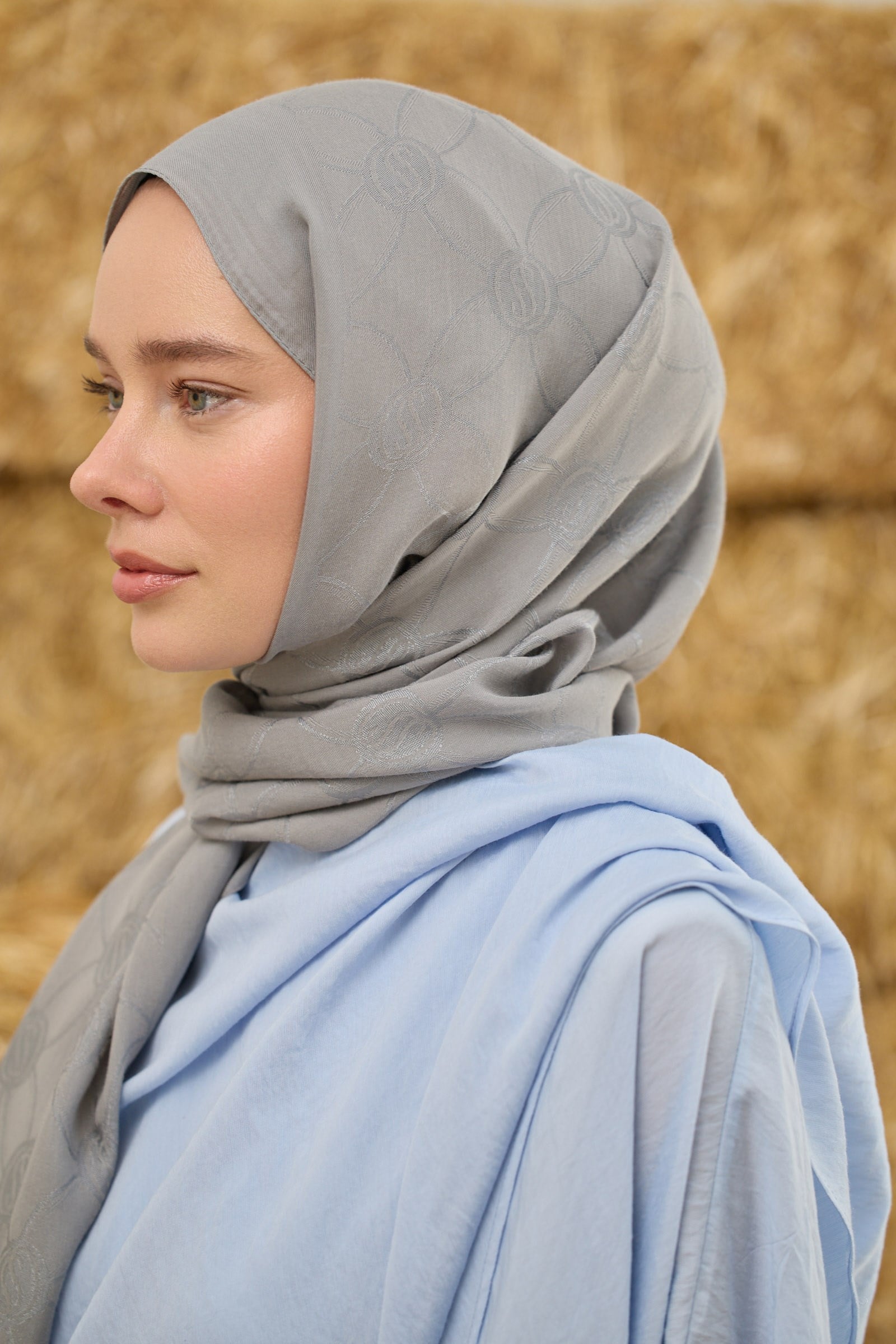 Na'i Pure Dama Desen Şal GriNAIPUREDAMADSNSAL1000Şalland