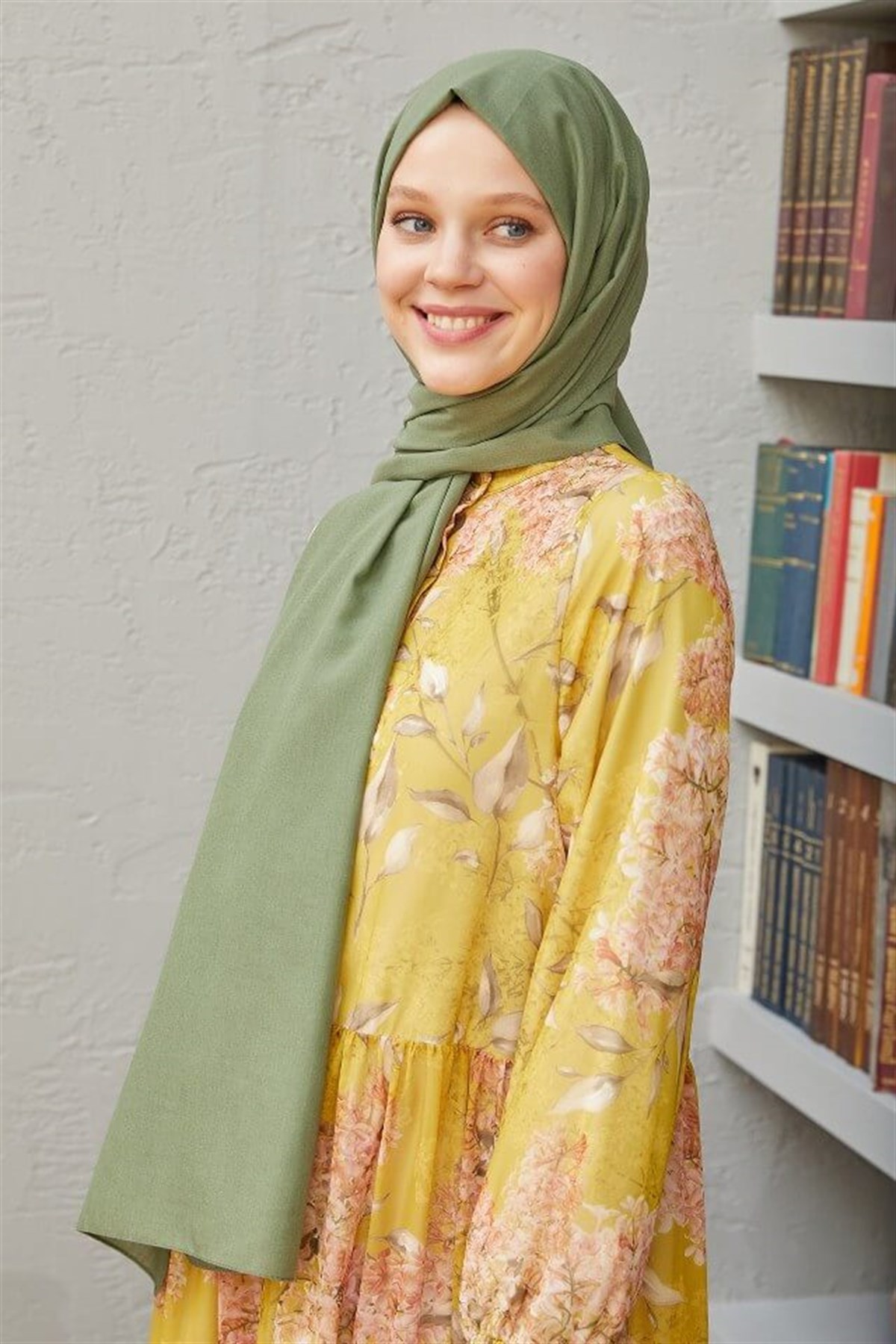 Pamuk Şal Yeşilpamuk0016Şalland