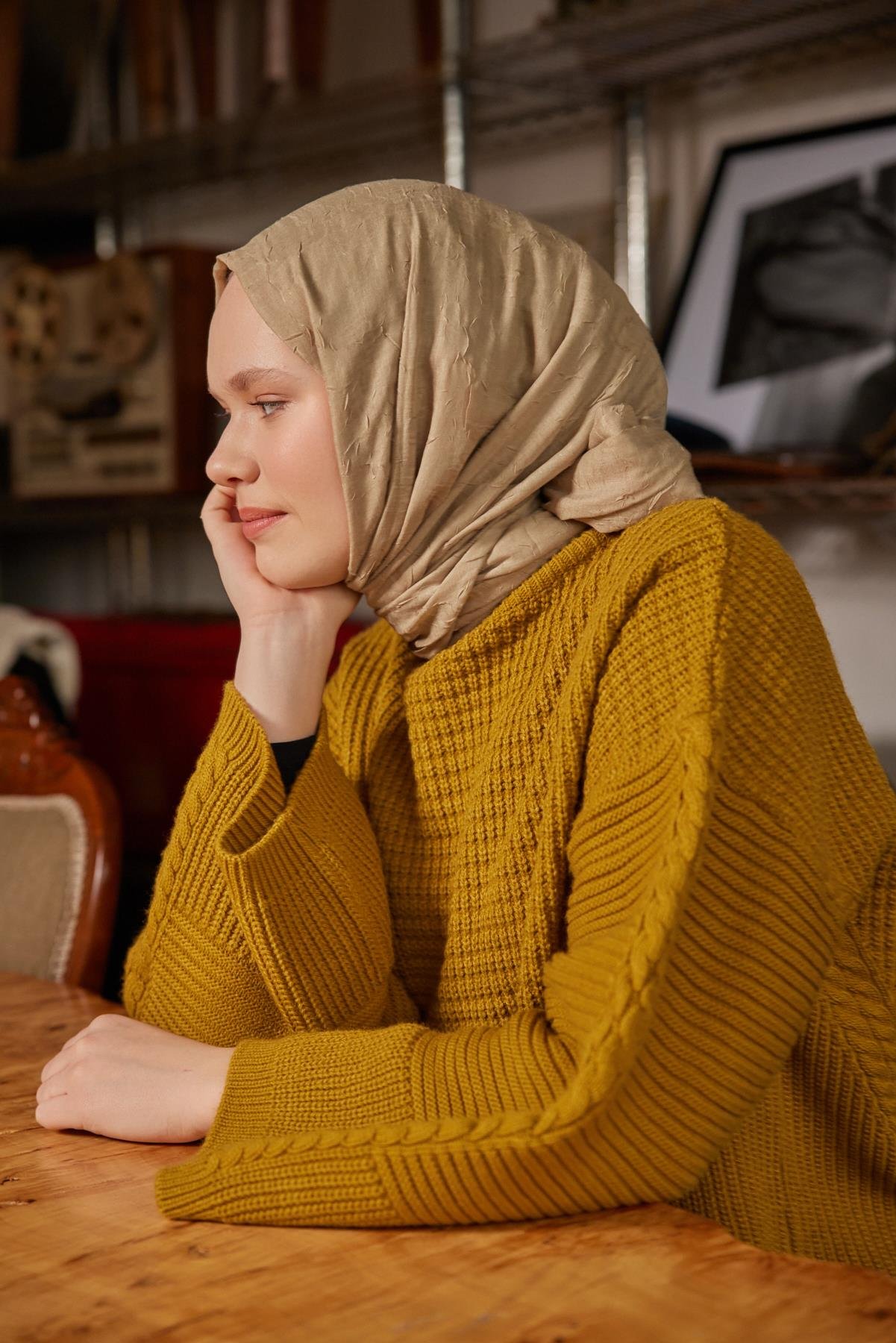 Şalland Bambu Şal Küf YeşilŞALLANDBAMBUKRAŞPAMUKŞAL10Şalland