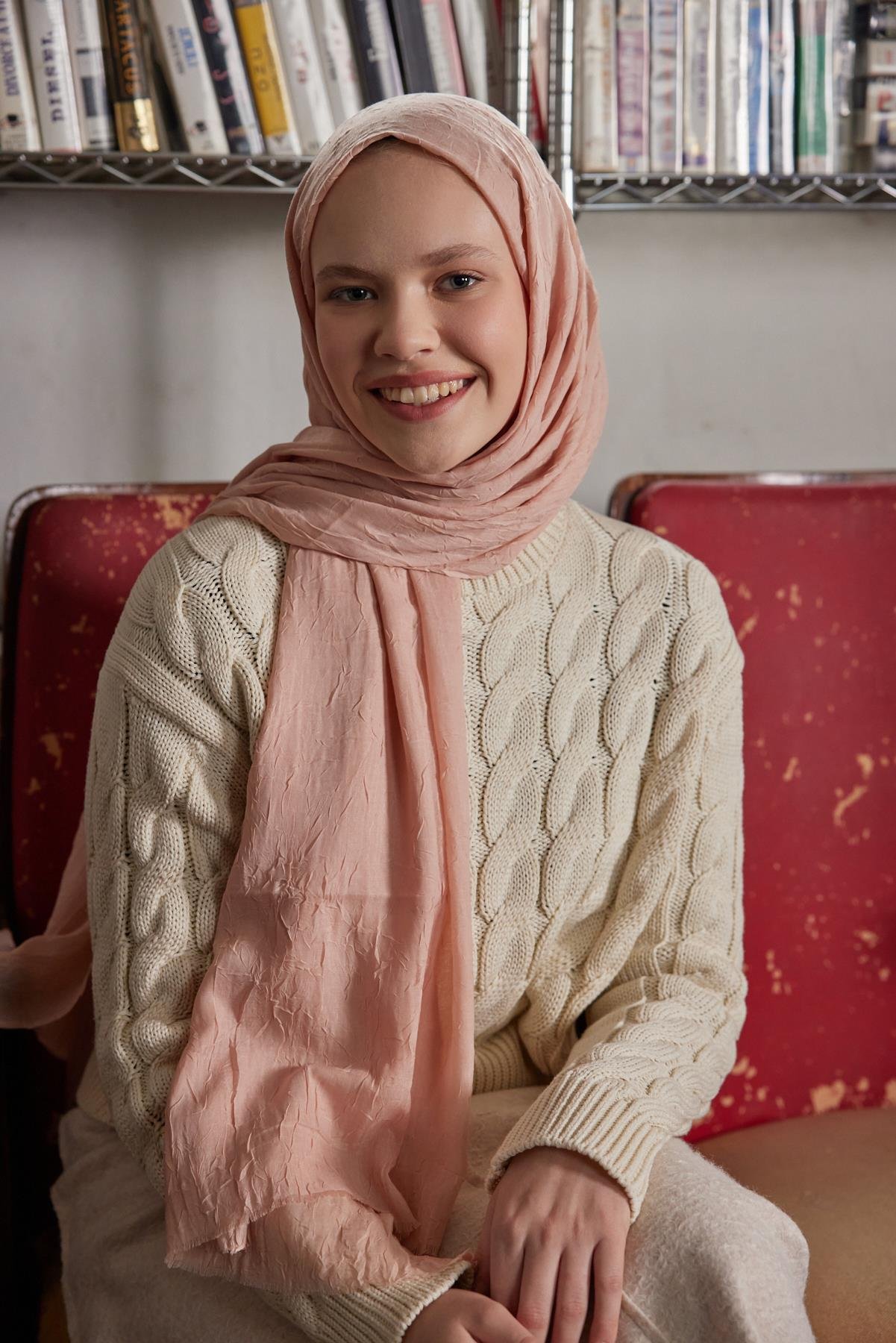 Şalland Bambu Şal ŞeftaliŞALLANDBAMBUKRAŞPAMUKŞAL10Şalland