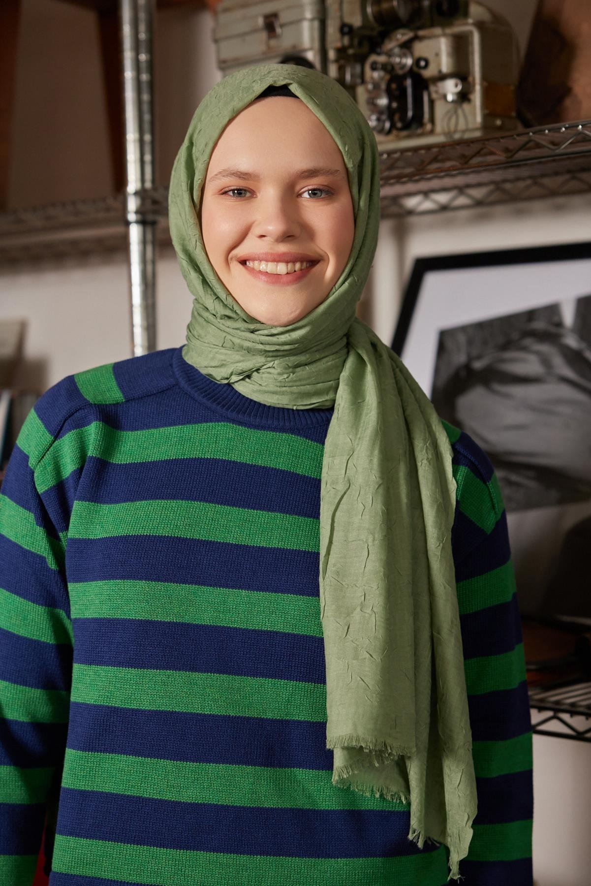 Şalland Bambu Şal YaprakŞALLANDBAMBUKRAŞPAMUKŞAL10Şalland