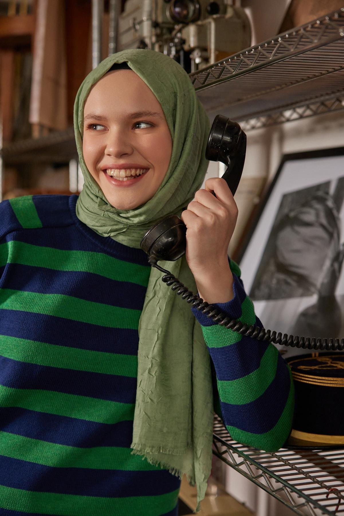 Şalland Bambu Şal YaprakŞALLANDBAMBUKRAŞPAMUKŞAL10Şalland