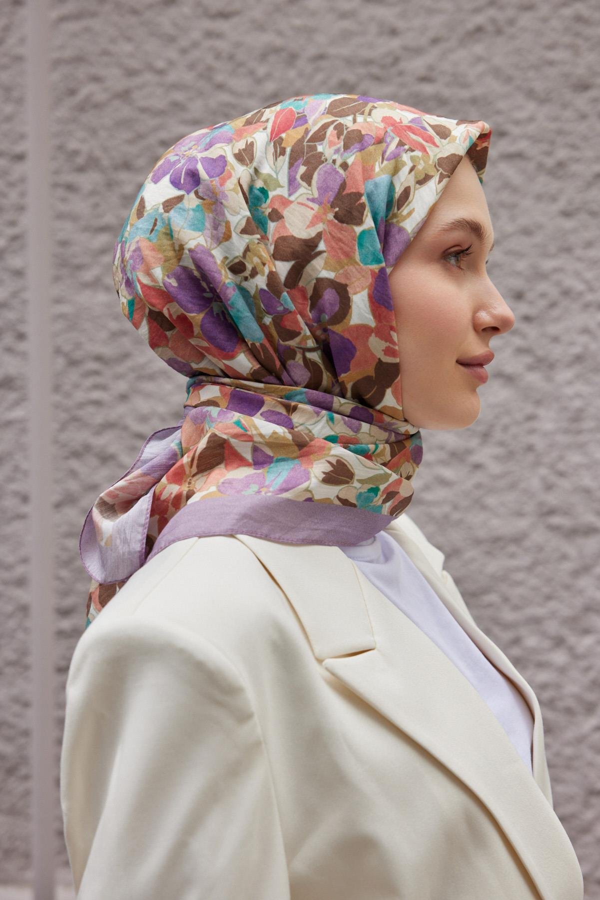 Şalland Baroq Desen Eşarp Soft LilaSALLANDBAROQEŞARP2000Şalland