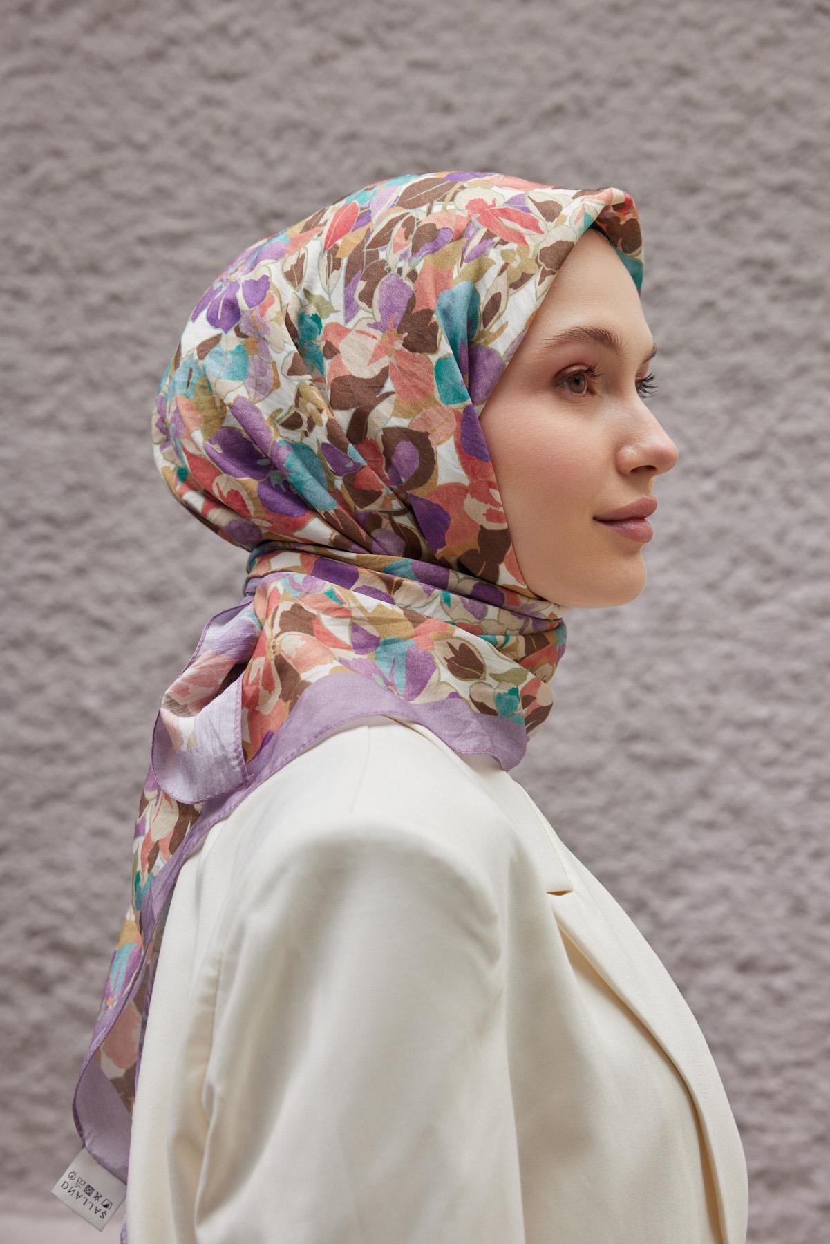 Şalland Baroq Desen Eşarp Soft LilaSALLANDBAROQEŞARP2000Şalland