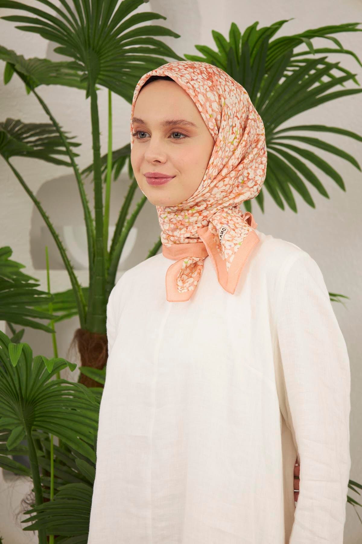 Şalland Baroq Desen Eşarp Soft MercanSALLANDBAROQEŞARP1000Şalland