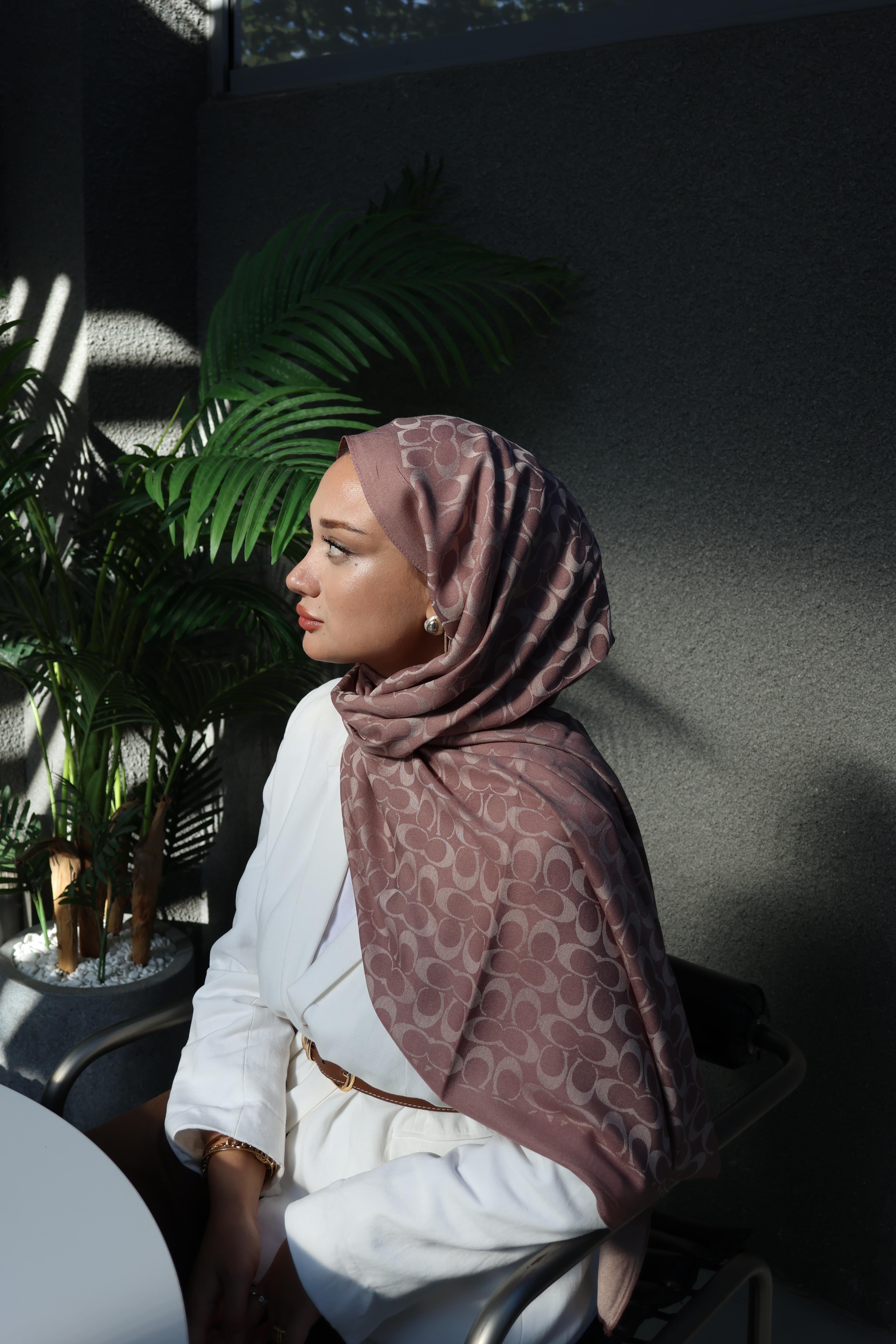 Şalland C Desen Yün Kaşmir Şal PudraCDSNYUNKASMIRSAL1000Şalland