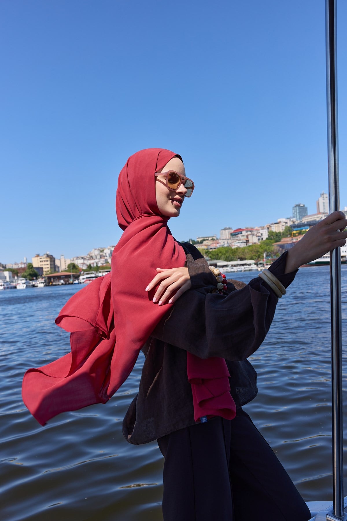 Şalland Cupra İpek Şal KırmızıCUPRAIPEKSAL1000Şalland