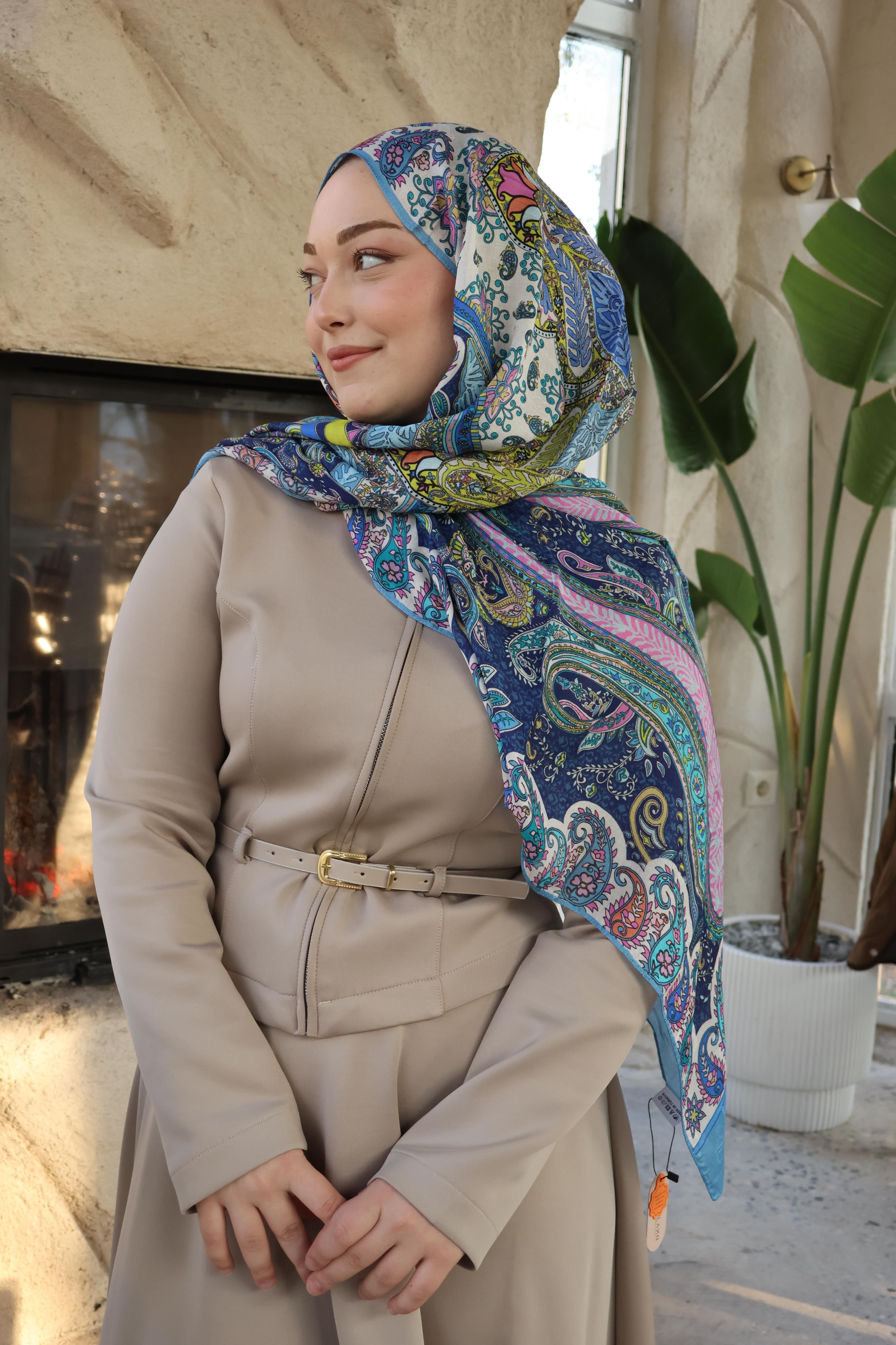 Salland İpek Kaşmir Etnik Desen Şal SALLANDIPEKKSMRSAL4012ŞALLAND