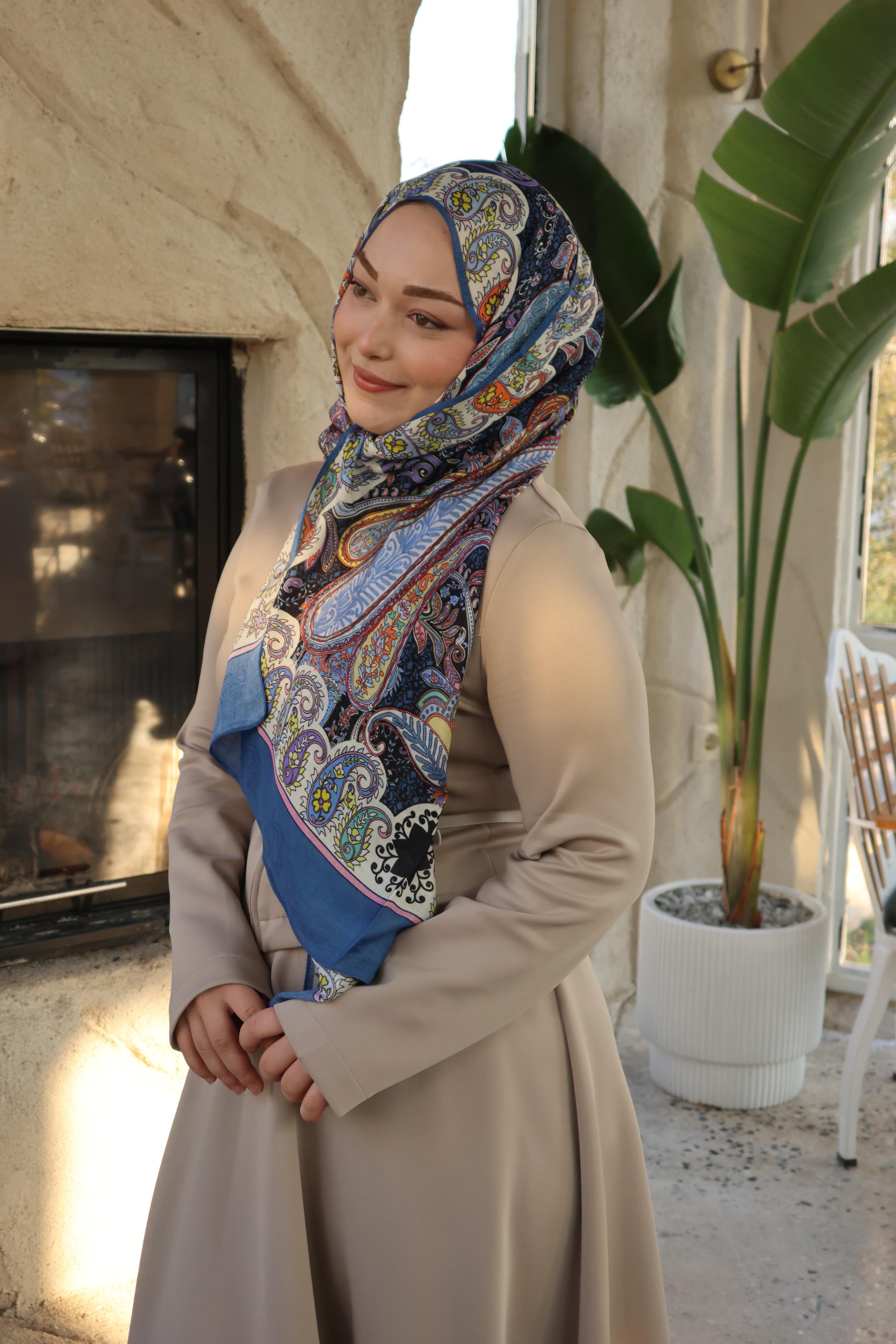 Salland İpek Kaşmir Etnik Desen Şal SALLANDIPEKKSMRSAL4014ŞALLAND