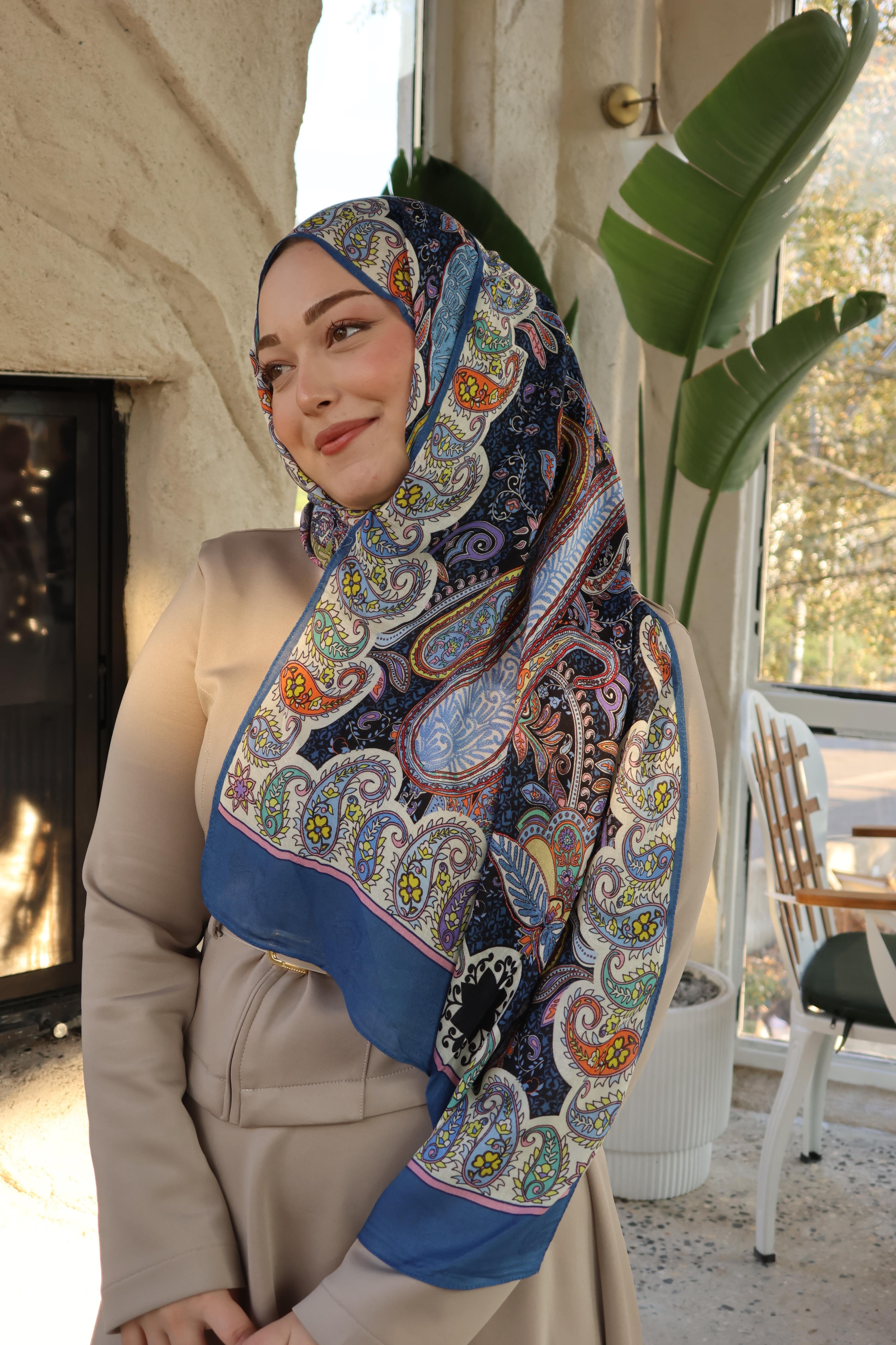 Salland İpek Kaşmir Etnik Desen Şal SALLANDIPEKKSMRSAL4014ŞALLAND