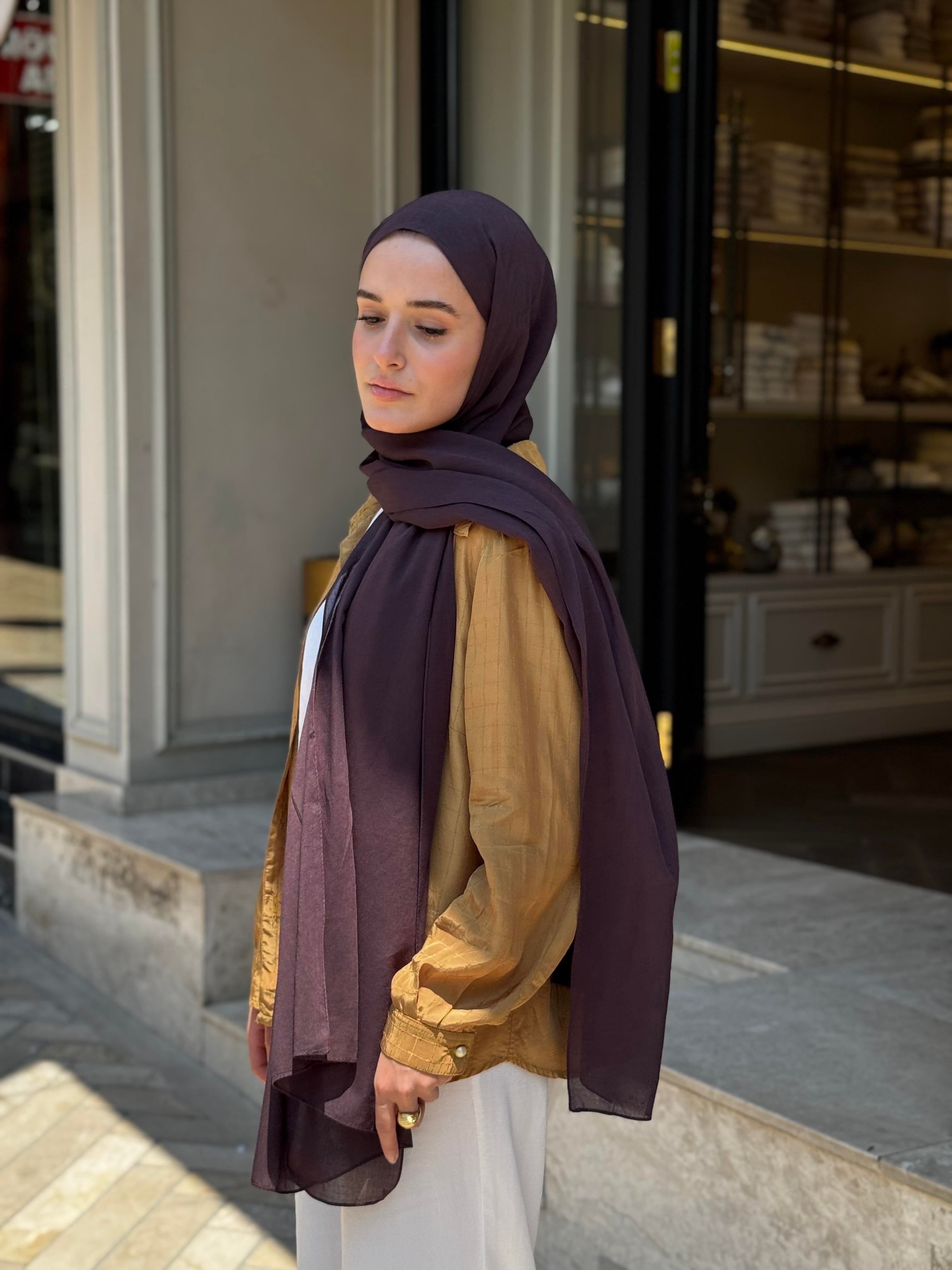 Şalland Naturel Pamuk Şal Acı PatlıcanSALLANDNATPAMSAL1017Şalland