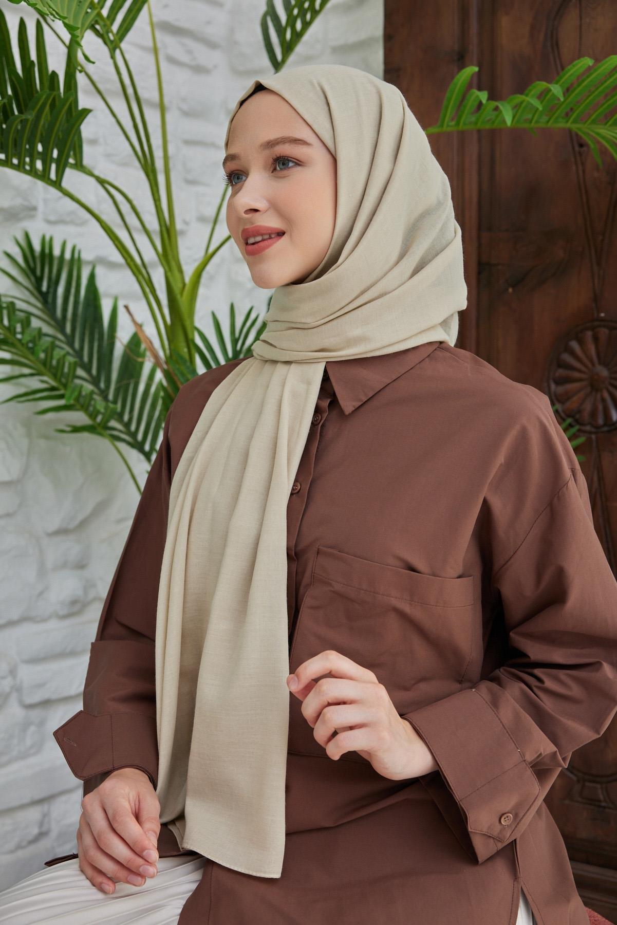 Şalland Naturel Pamuk Şal FildişiSALLANDNATPAMSAL1000Şalland