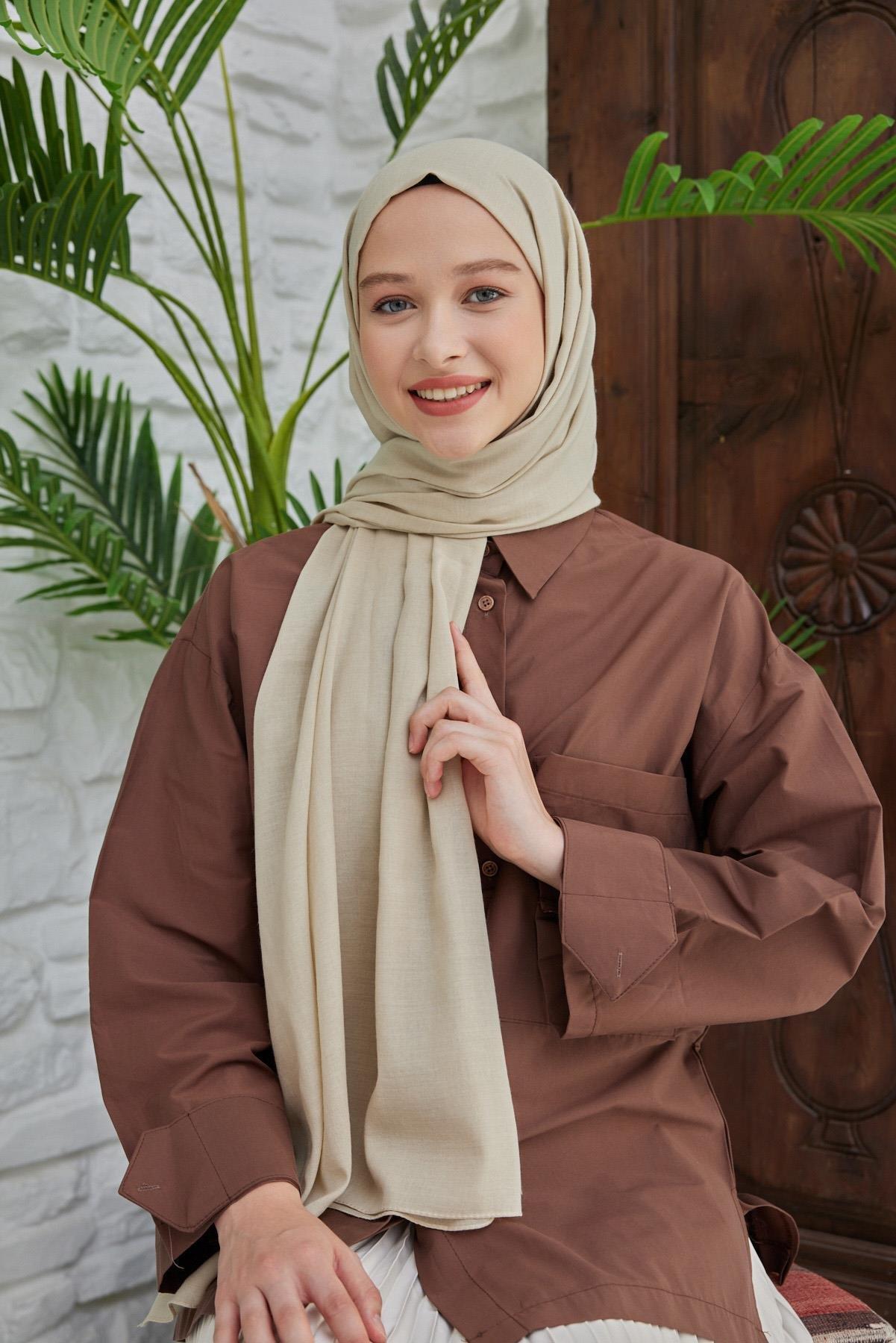 Şalland Naturel Pamuk Şal FildişiSALLANDNATPAMSAL1000Şalland