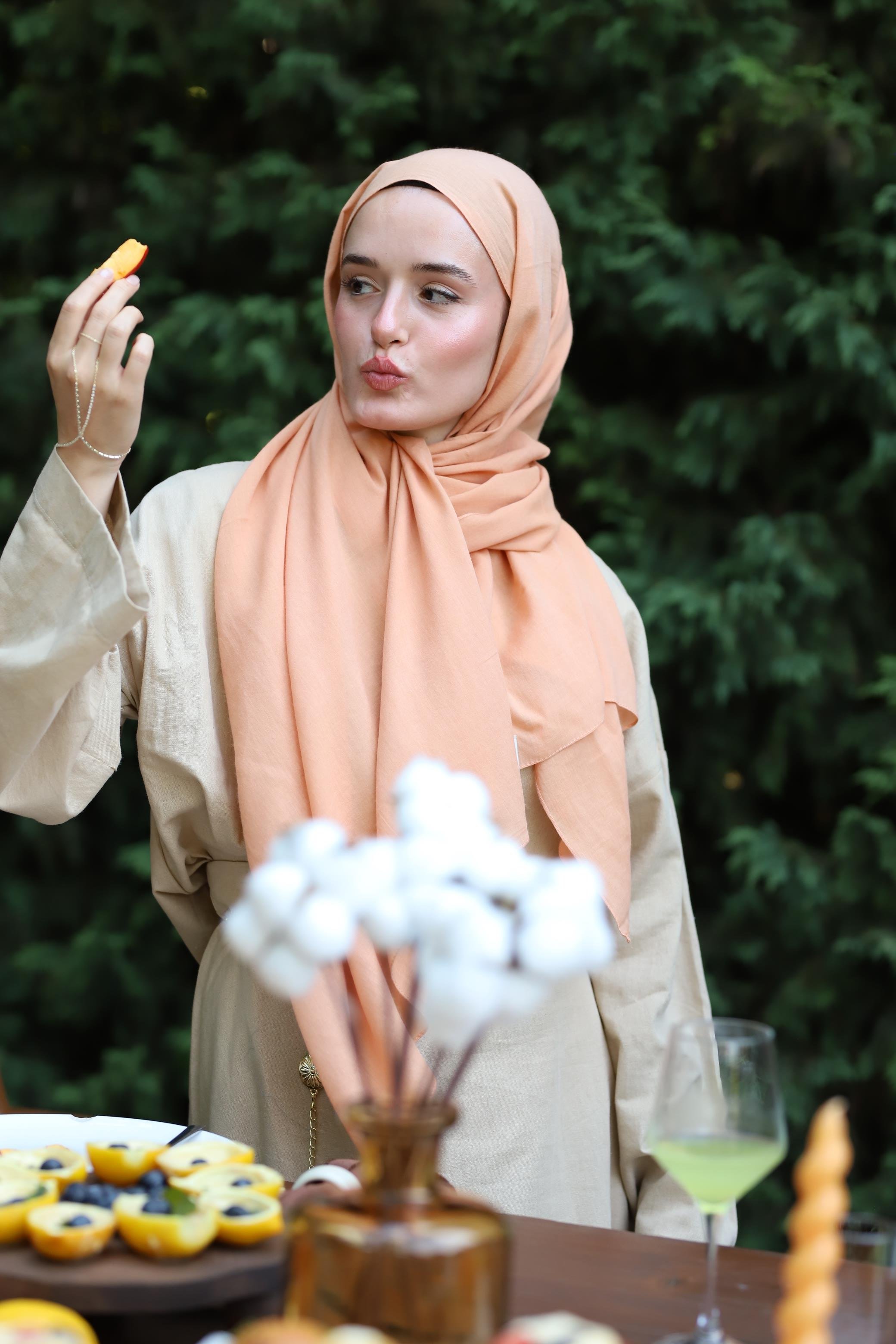 Şalland Naturel Pamuk Şal KavunSALLANDNATPAMSAL1009Şalland