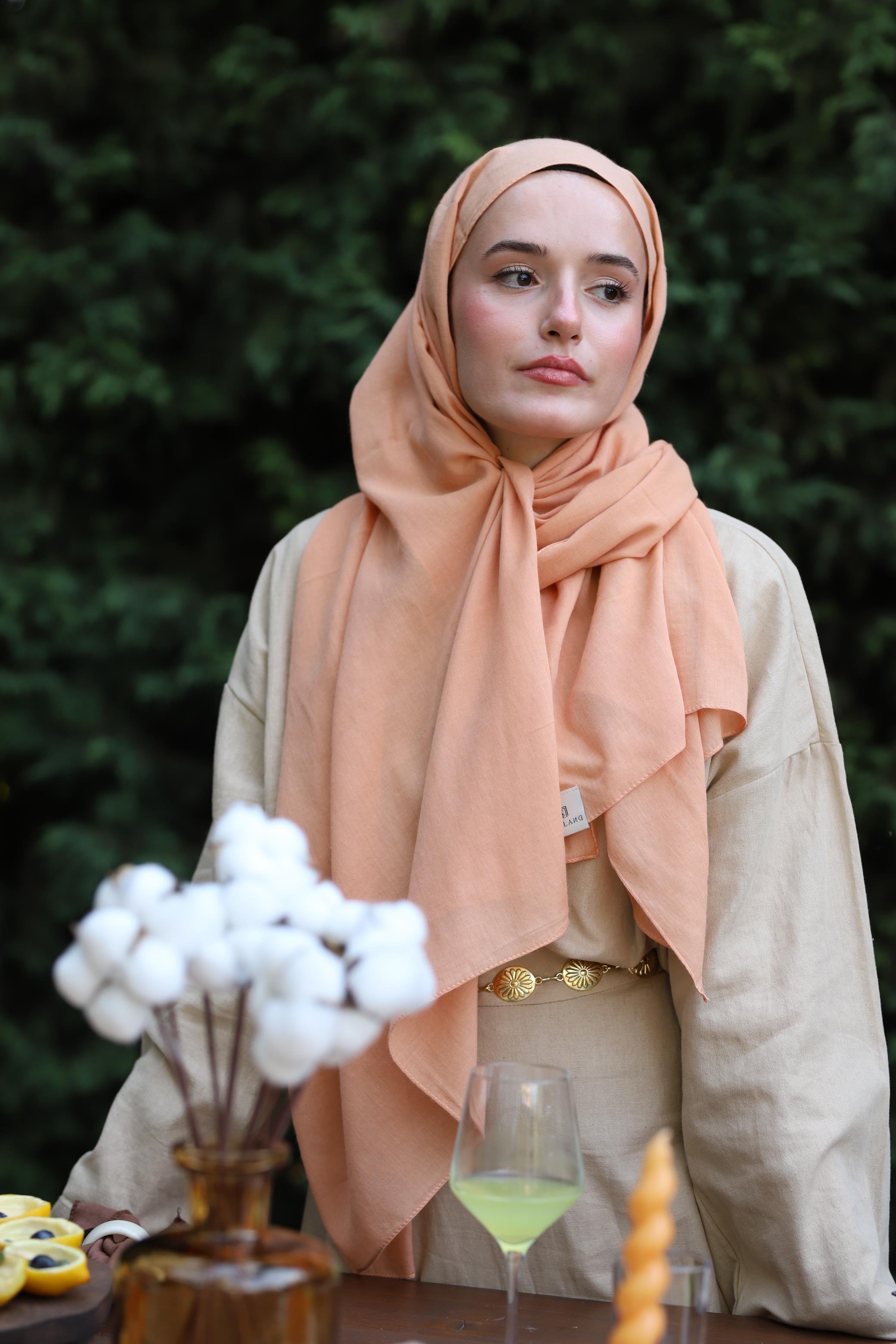 Şalland Naturel Pamuk Şal KavunSALLANDNATPAMSAL1009Şalland