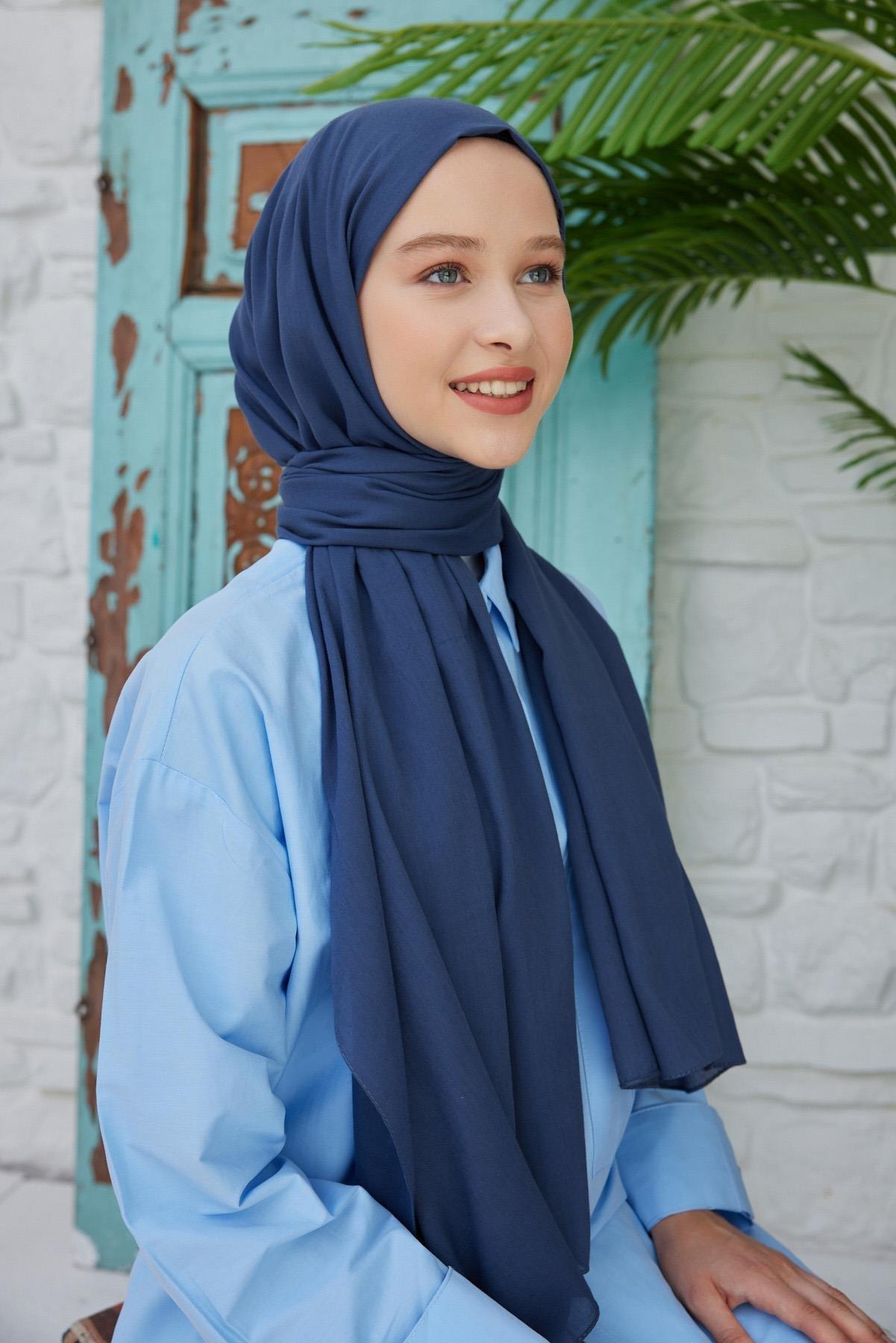 Şalland Naturel Pamuk Şal Kot MaviSALLANDNATPAMSAL1000Şalland