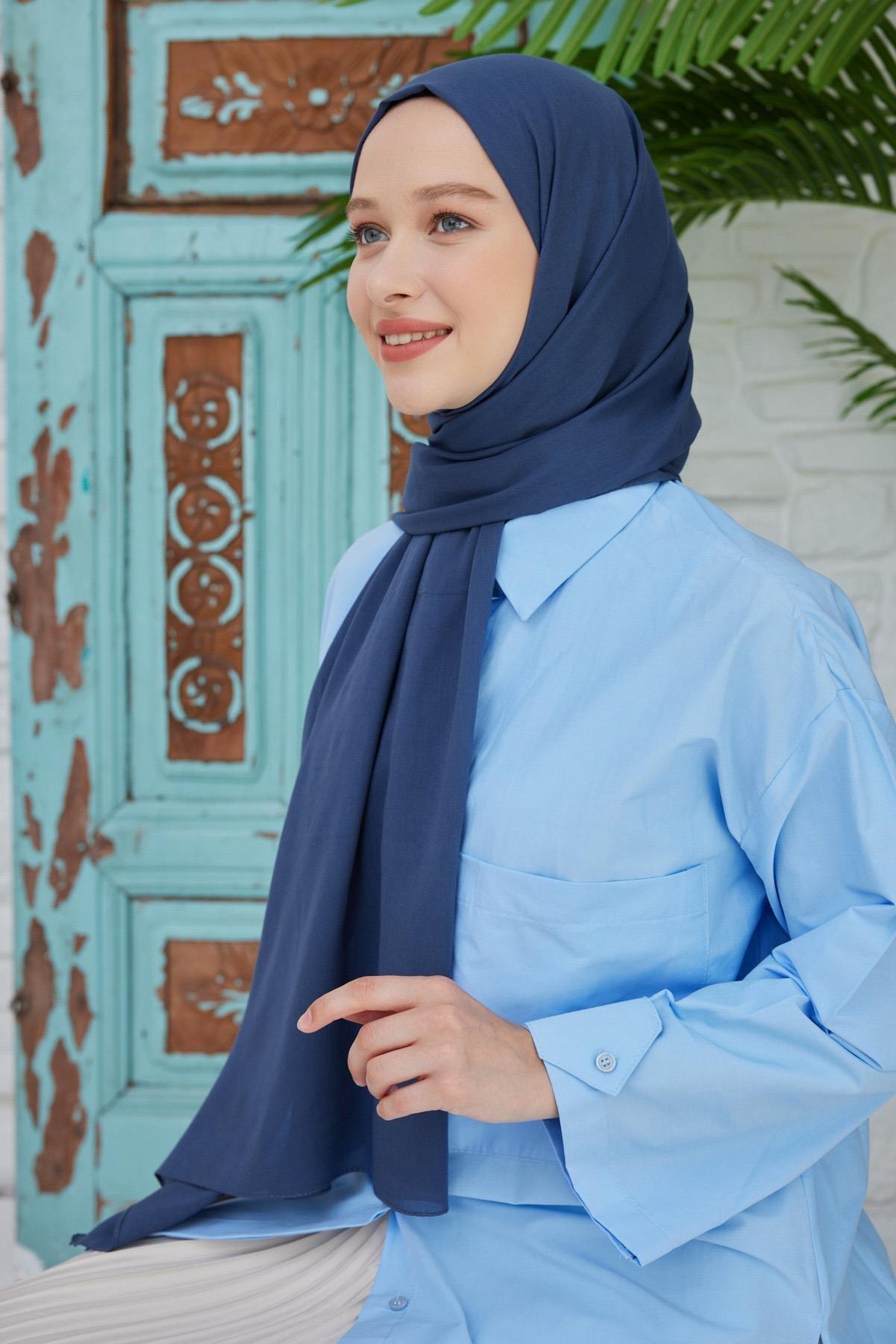 Şalland Naturel Pamuk Şal Kot MaviSALLANDNATPAMSAL1000Şalland