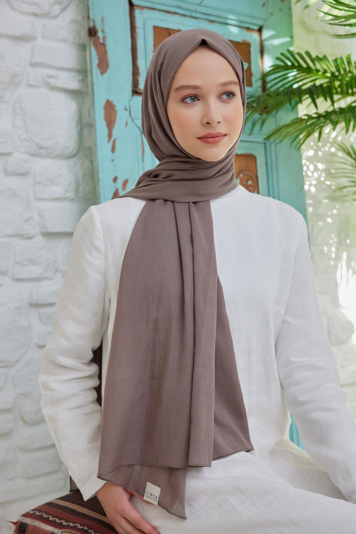 Şalland Naturel Pamuk Şal KülSALLANDNATPAMSAL1000Şalland