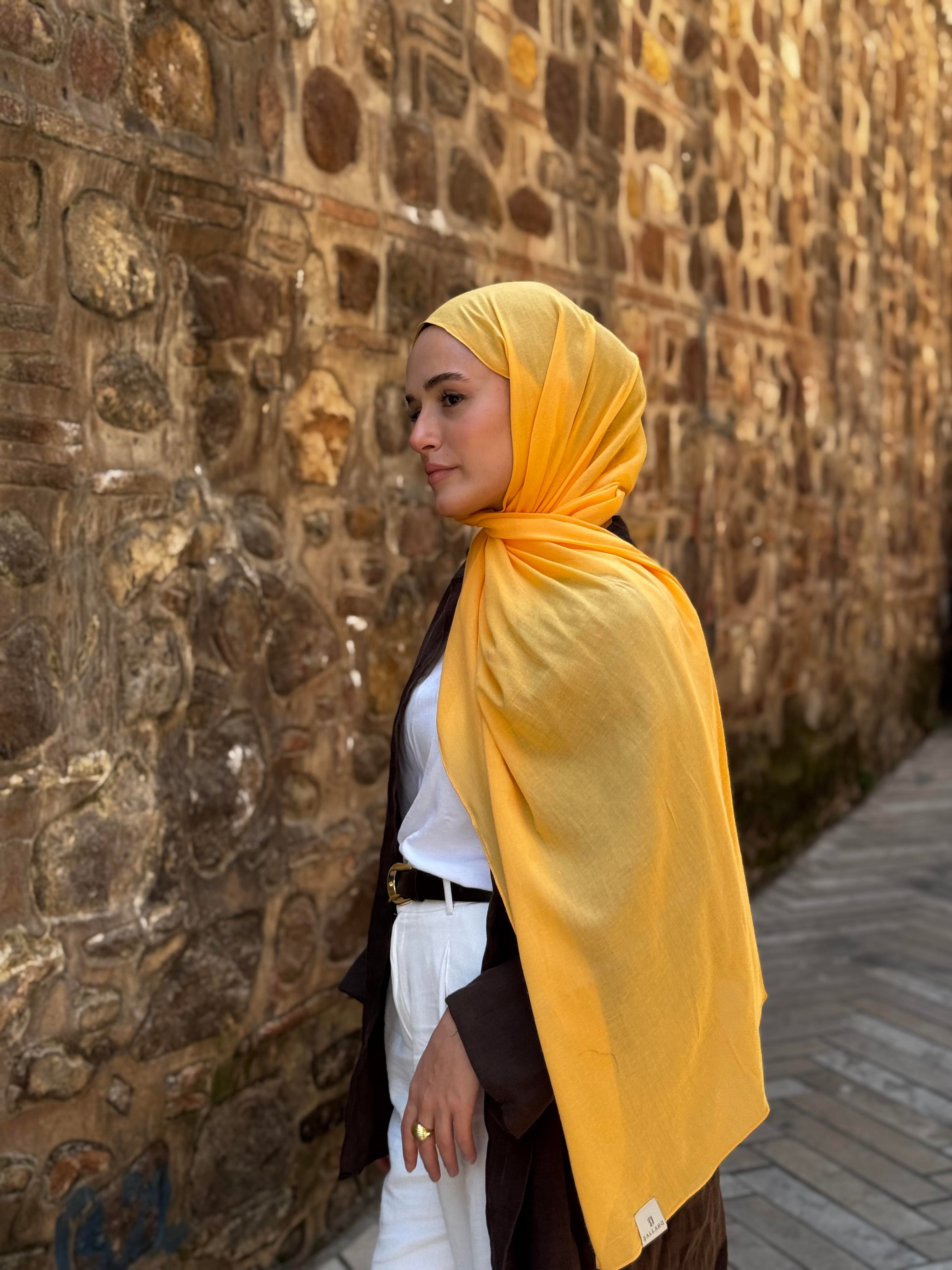 Şalland Naturel Pamuk Şal MangoSALLANDNATPAMSAL1016Şalland