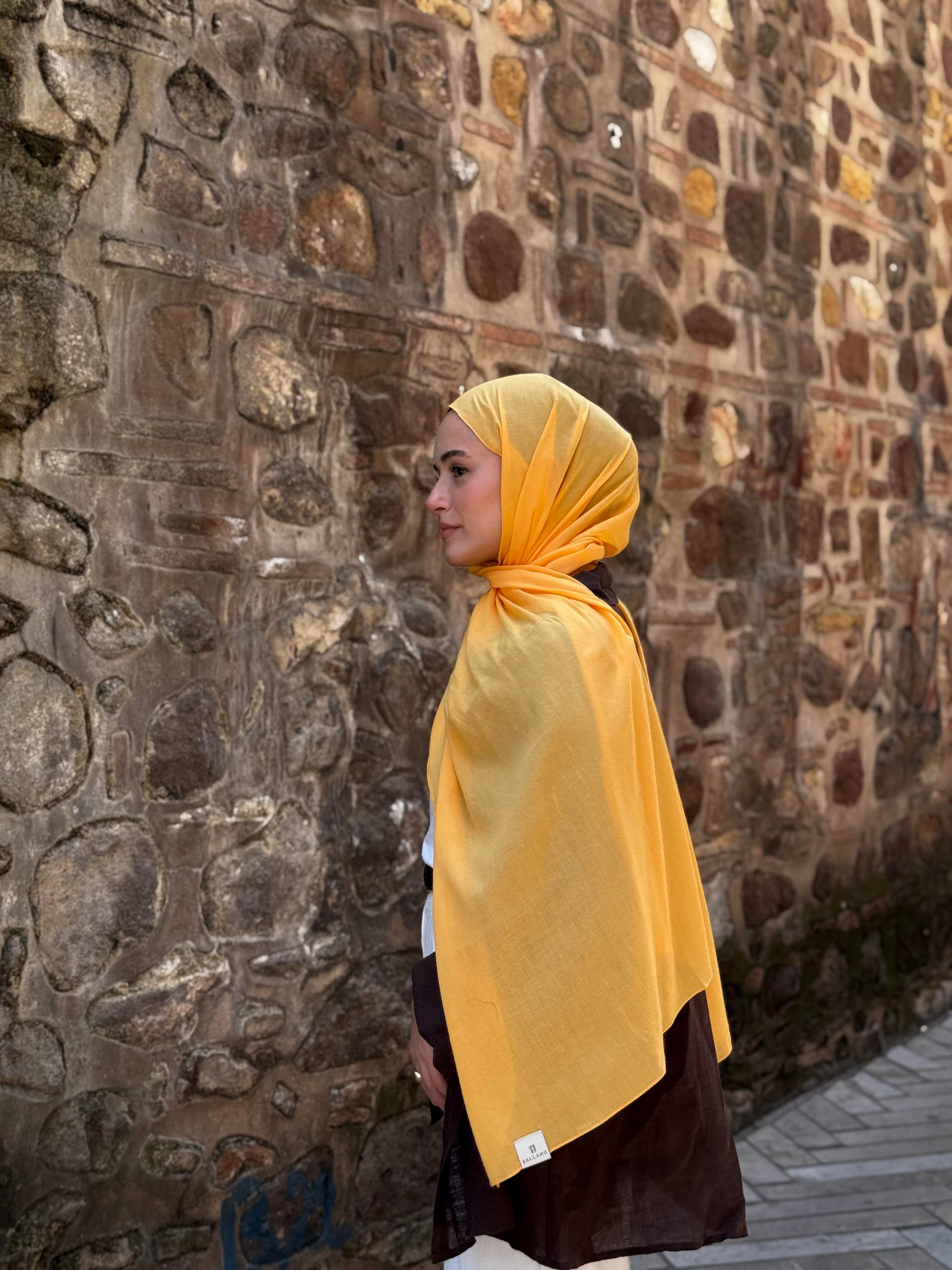 Şalland Naturel Pamuk Şal MangoSALLANDNATPAMSAL1016Şalland