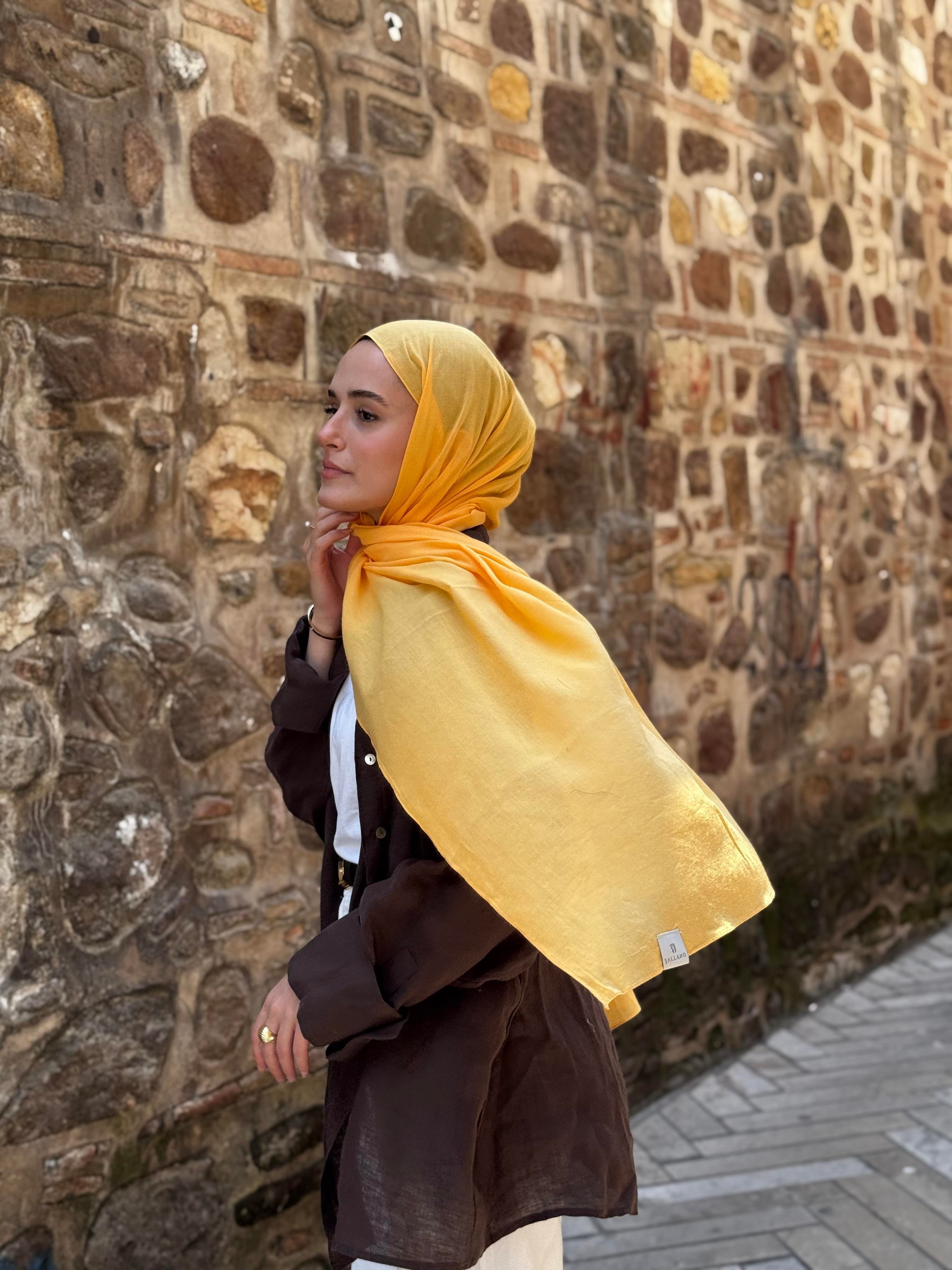 Şalland Naturel Pamuk Şal MangoSALLANDNATPAMSAL1016Şalland