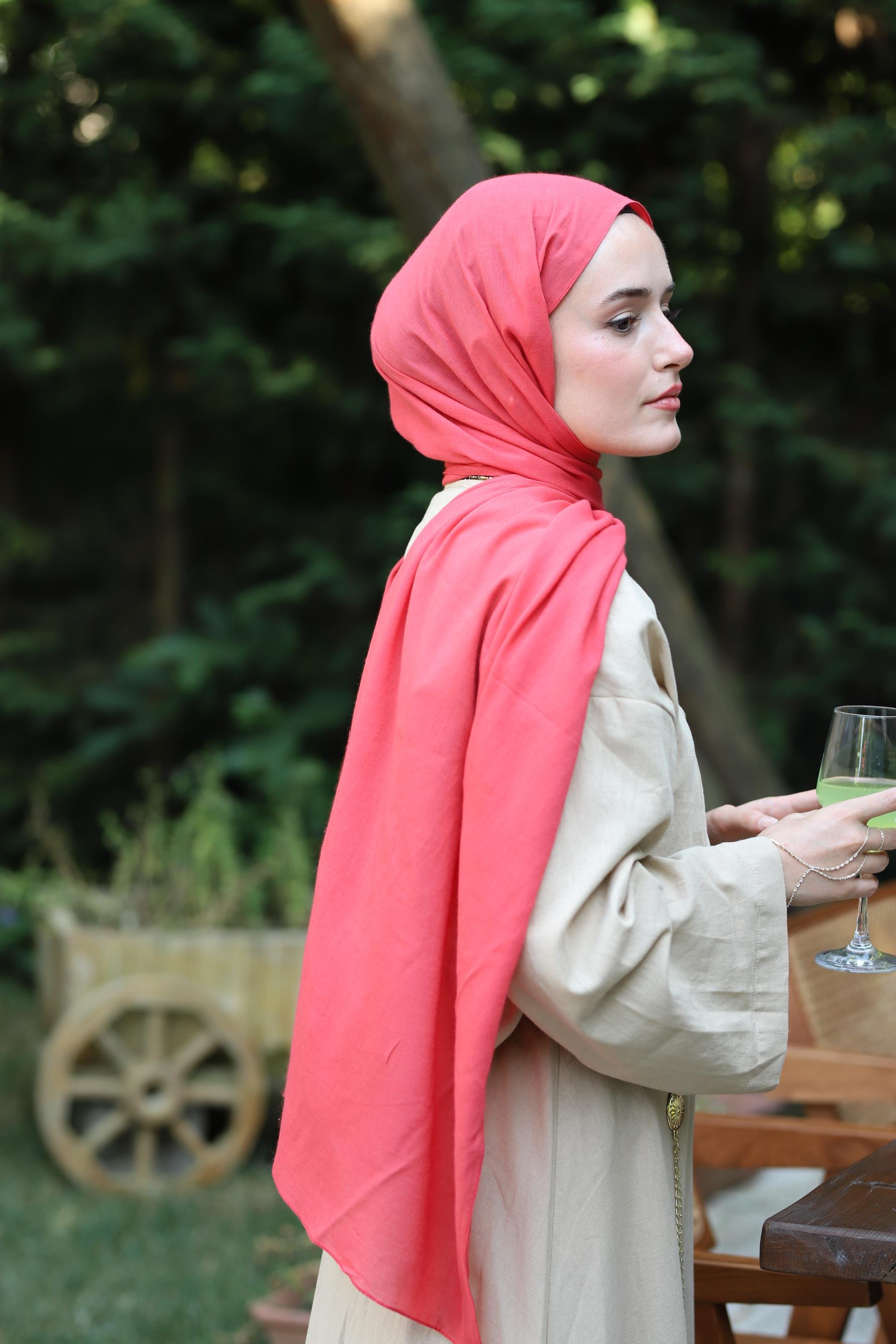 Şalland Naturel Pamuk Şal Nar ÇiçeğiSALLANDNATPAMSAL1015Şalland