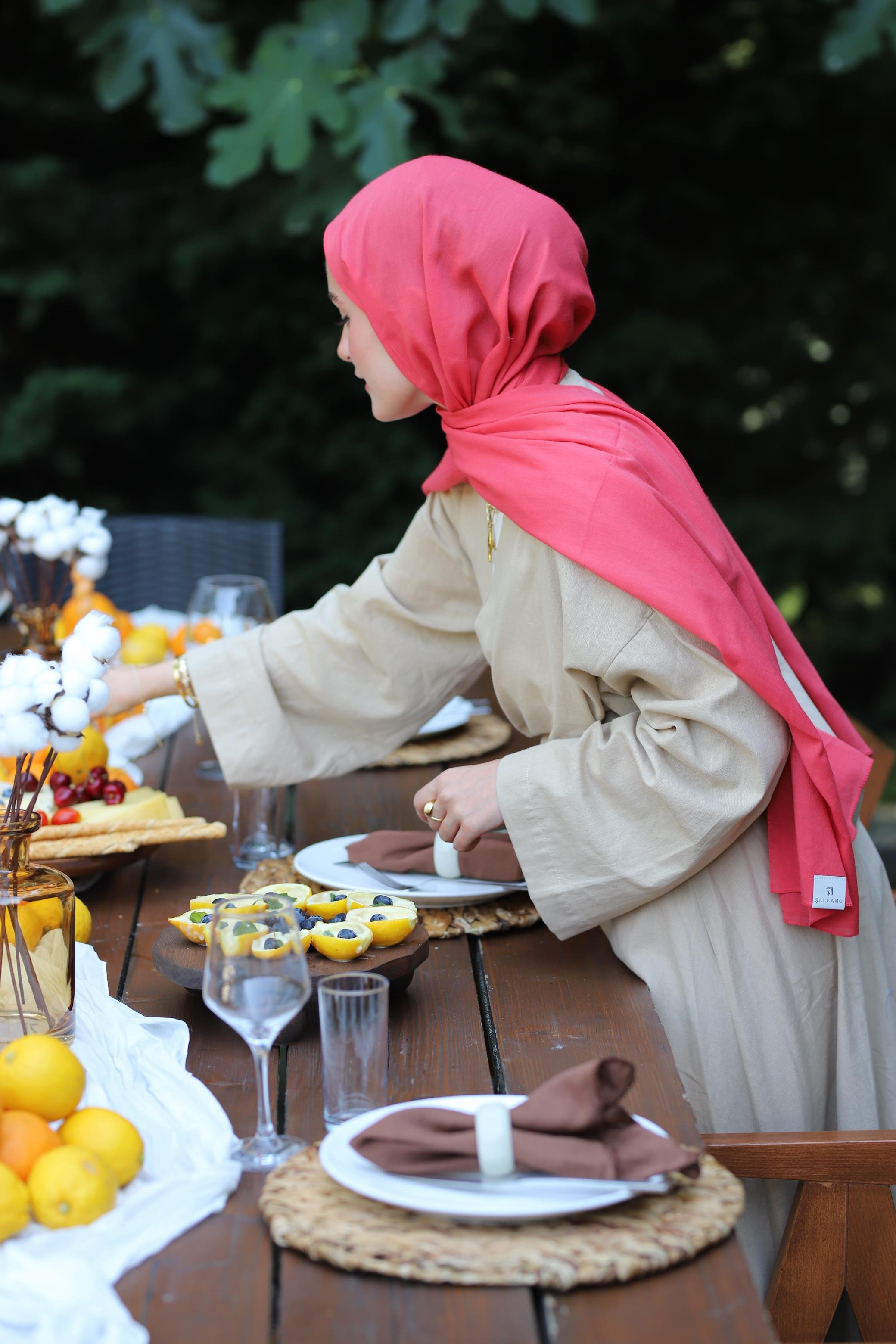 Şalland Naturel Pamuk Şal Nar ÇiçeğiSALLANDNATPAMSAL1015Şalland