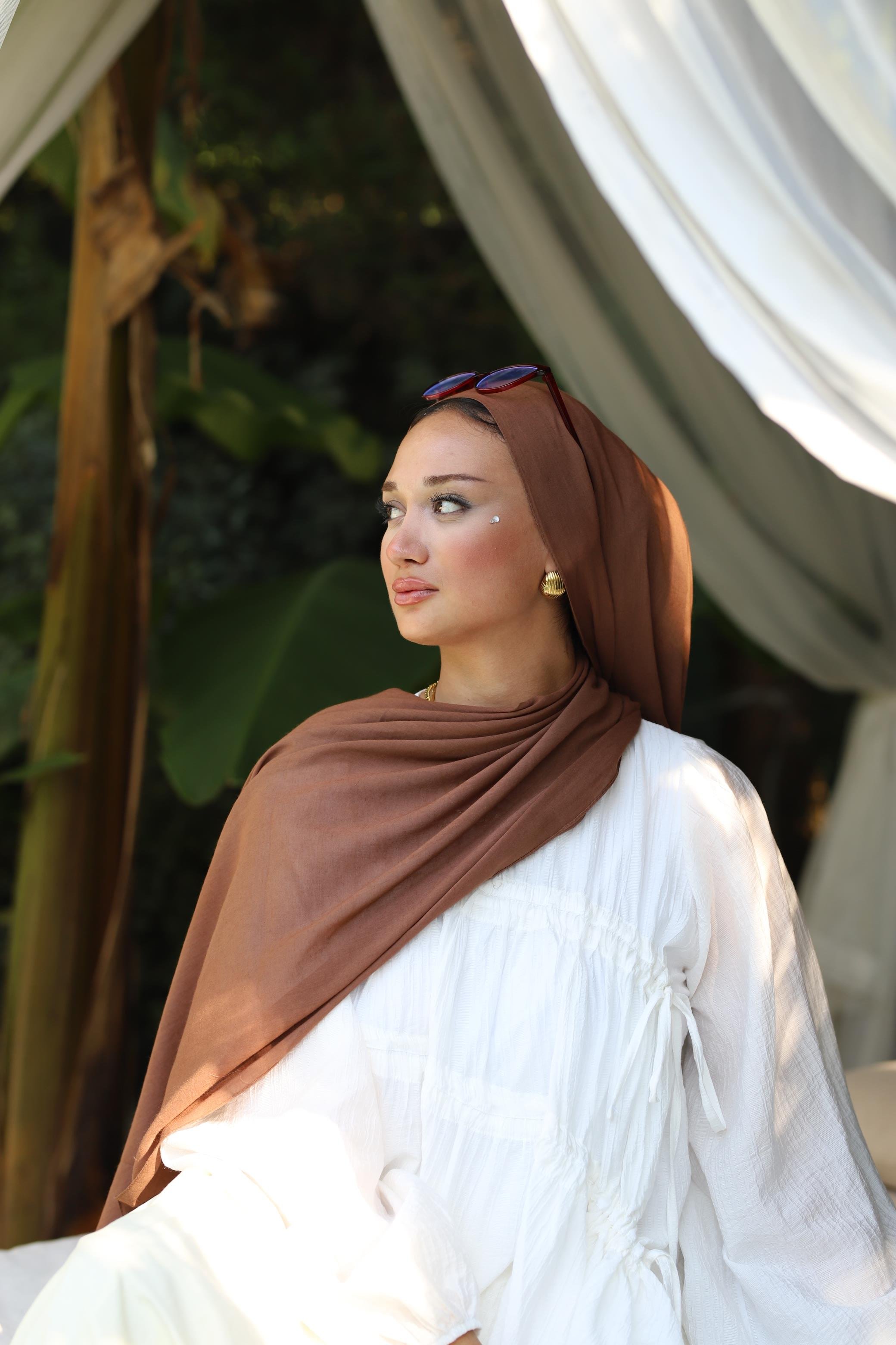 Şalland Naturel Pamuk Şal Sıcak KahveSALLANDNATPAMSAL1014Şalland