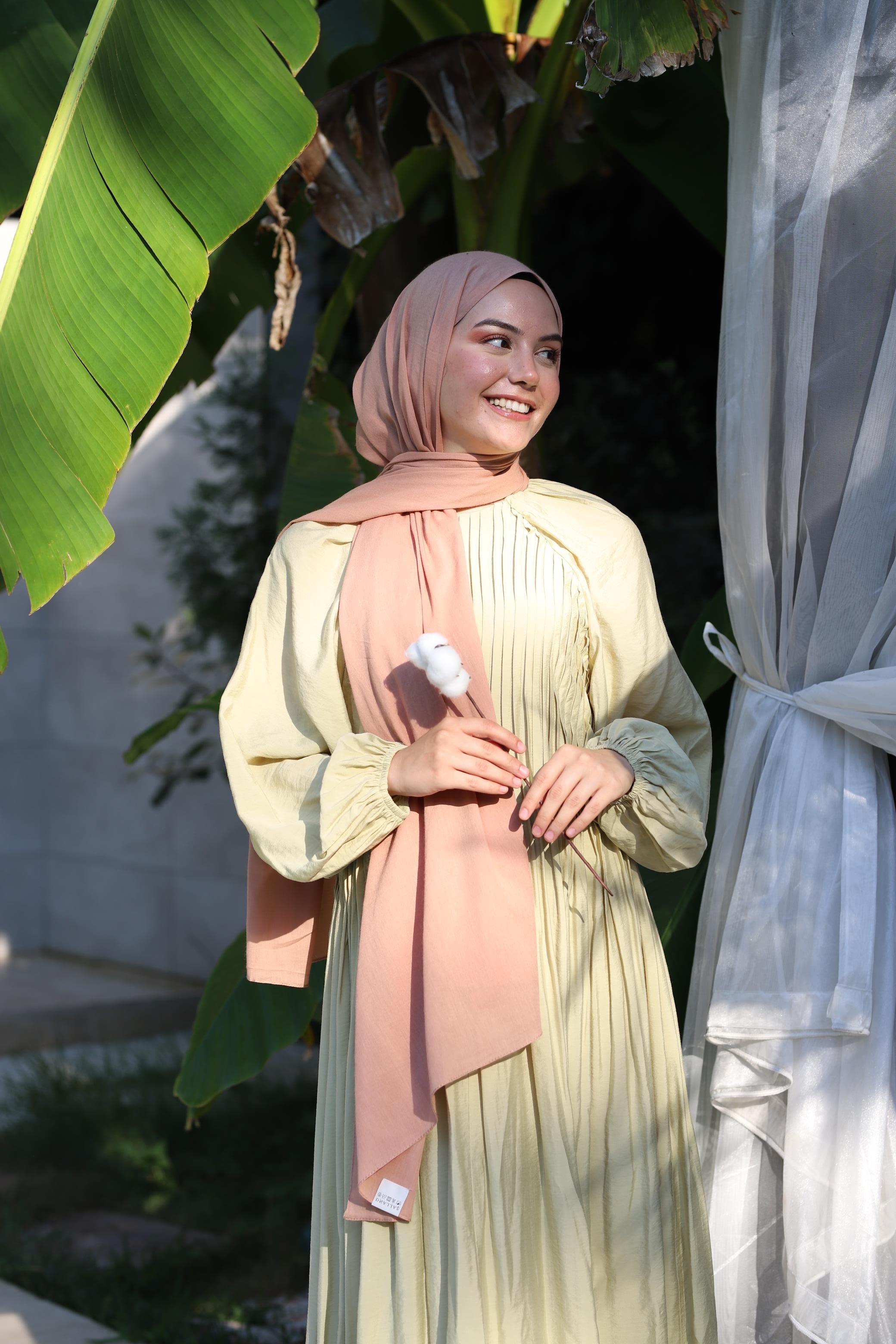 Şalland Naturel Pamuk Şal Soğan KabuğuSALLANDNATPAMSAL1004Şalland