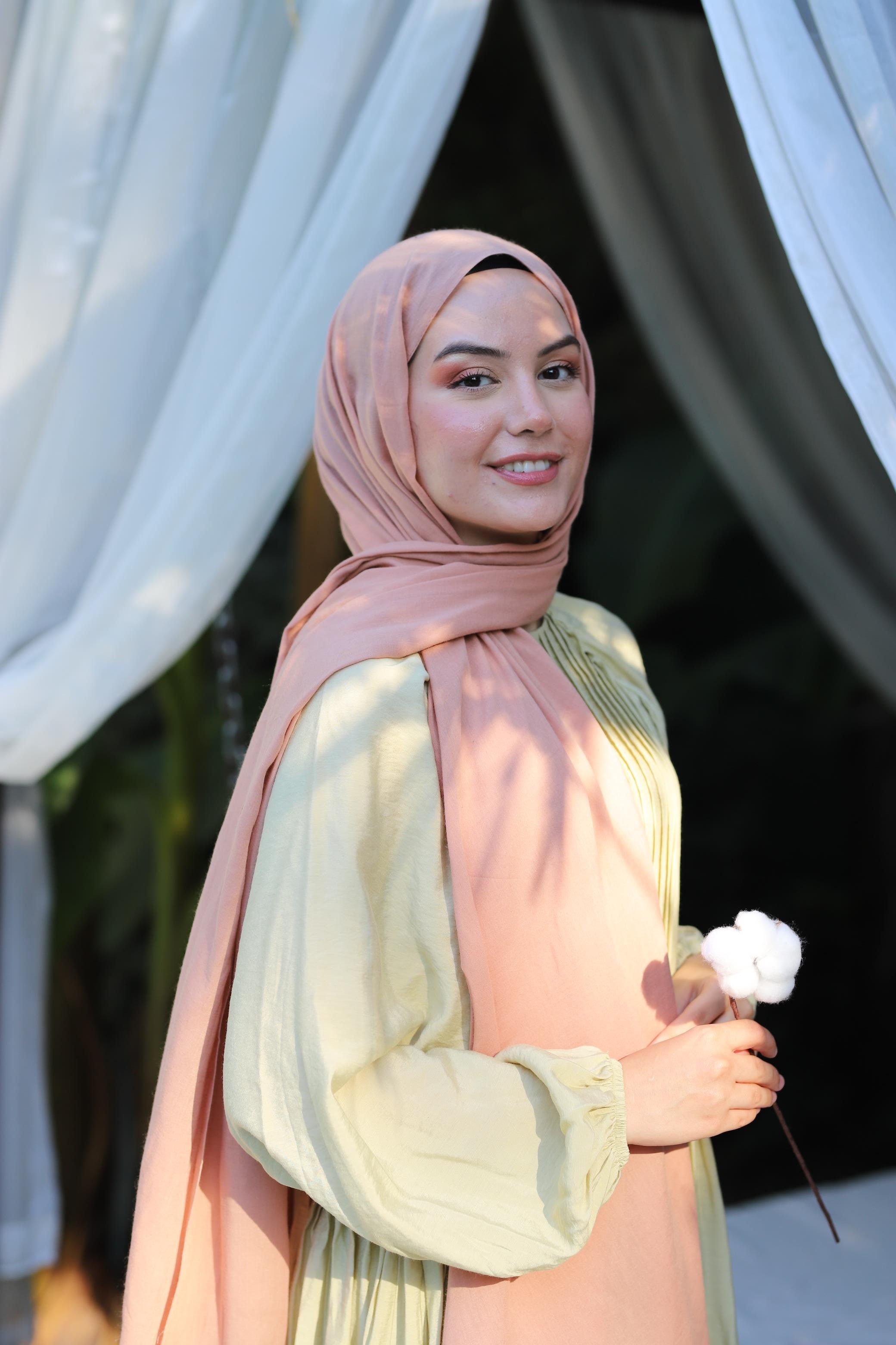 Şalland Naturel Pamuk Şal Soğan KabuğuSALLANDNATPAMSAL1004Şalland