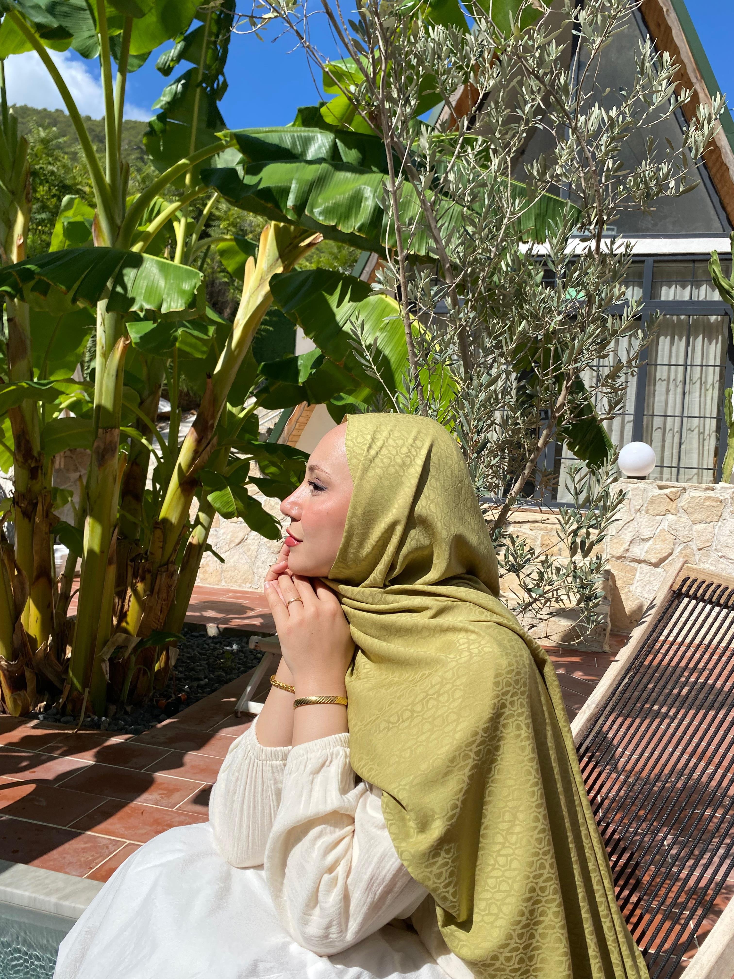 Şalland Pamuk Jakar Şal Zeytin YeşiliSALLANDPAMUKJAKARSAL1000Şalland