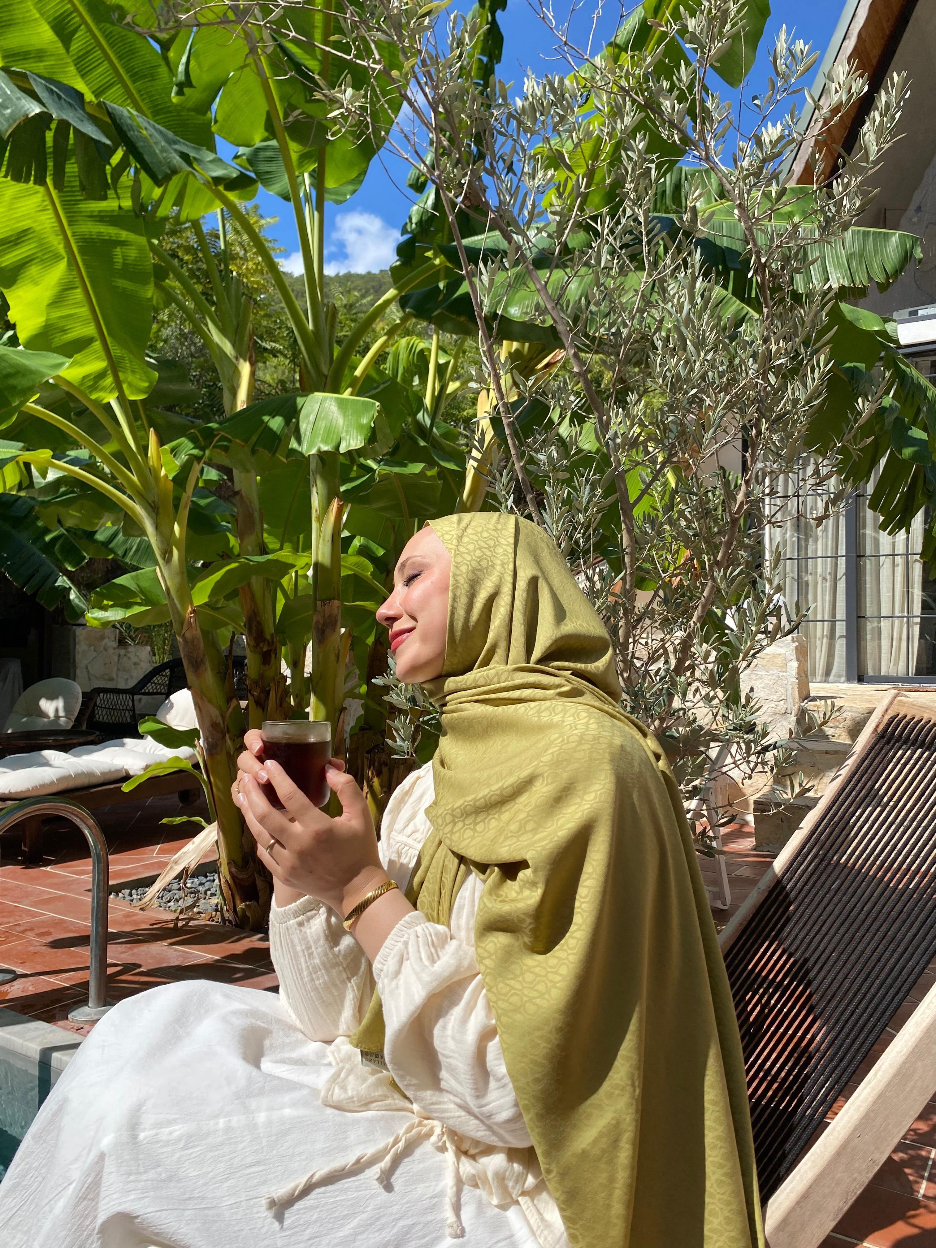 Şalland Pamuk Jakar Şal Zeytin YeşiliSALLANDPAMUKJAKARSAL1000Şalland